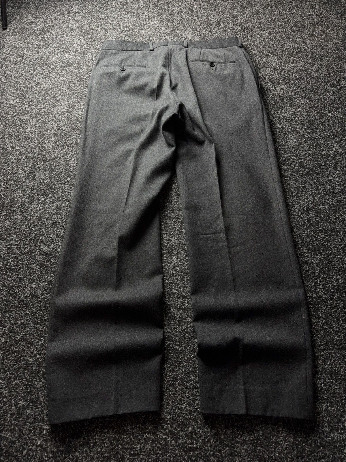 Hugo Boss Luxury Retro 00s Hugo Boss Straight Tailored Wool Trousers Size US 35 - 10 Thumbnail
