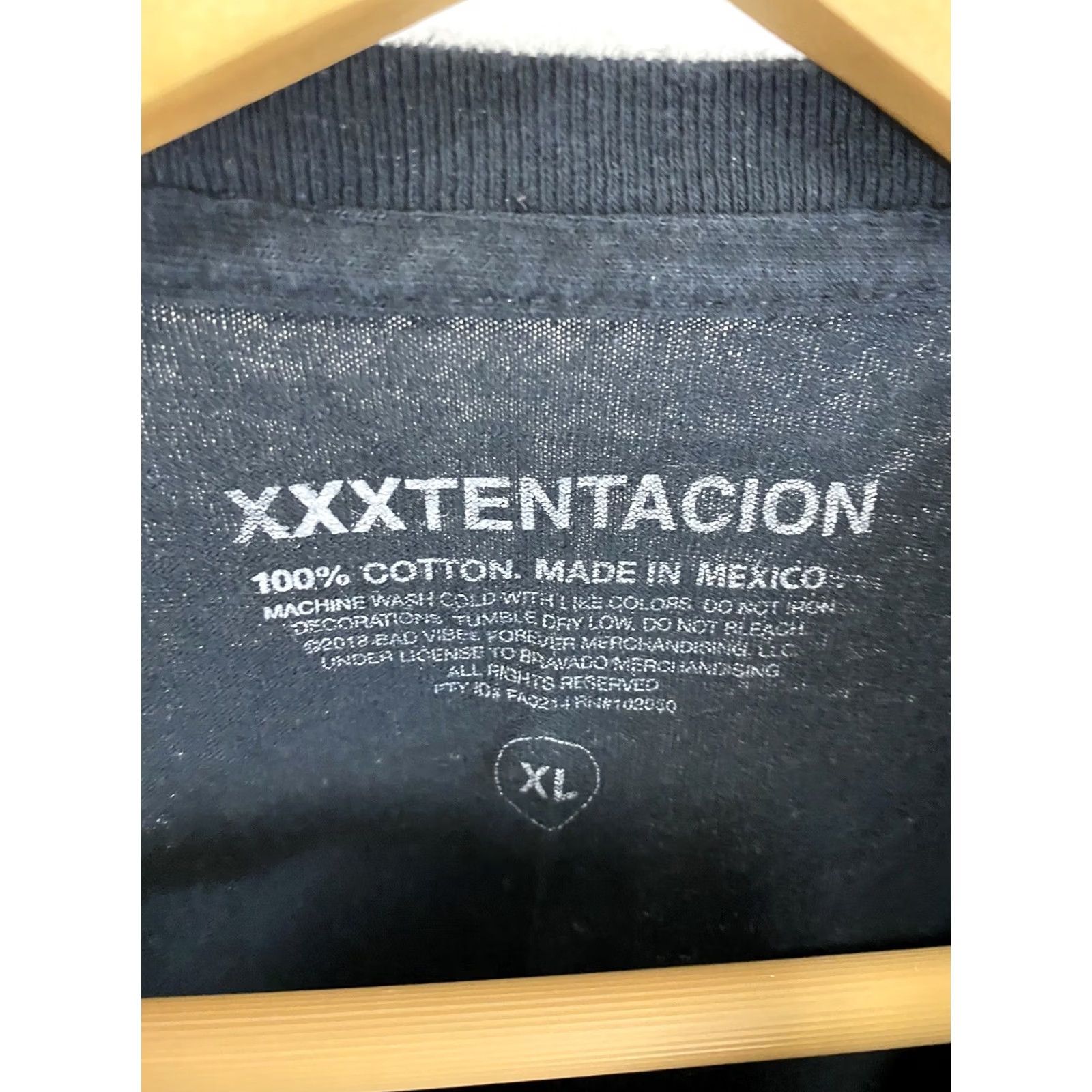 Vintage XXXTENTACION There Is No end To The Pain Double-Sided Promo T-Shirt XL Black Short Sleeve Mens Regular Size XL Size US XL / EU 56 / 4 - 4 Thumbnail