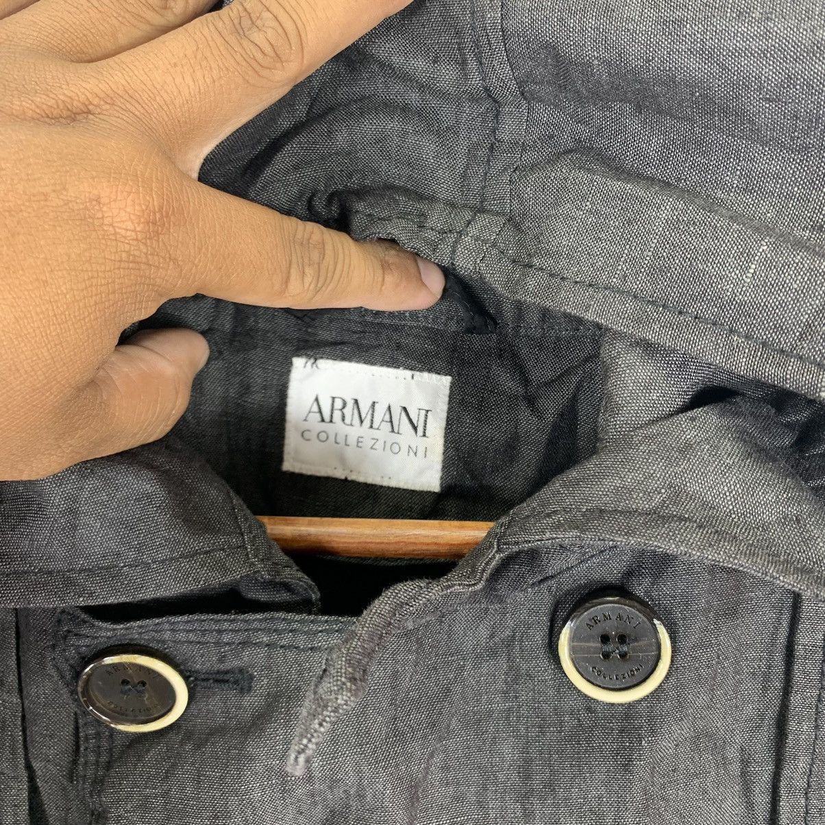 Armani × Giorgio Armani ⚡️⚡️Vintage Armani Collection Water Repellent Hoodie Jacket Size US M / EU 48-50 / 2 - 7 Thumbnail