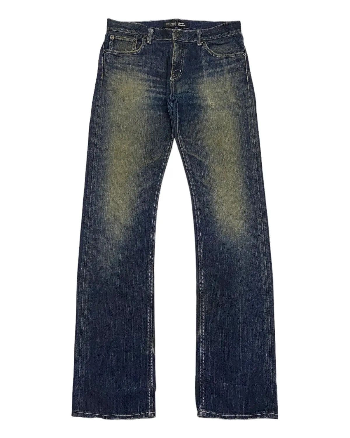 Undercover × Uniqlo 🔥VINTAGE UNIQLO JAPAN SLIM FIT UNDERCOVER STYLE DENIM JEANS Size US 31 - 1 Thumbnail