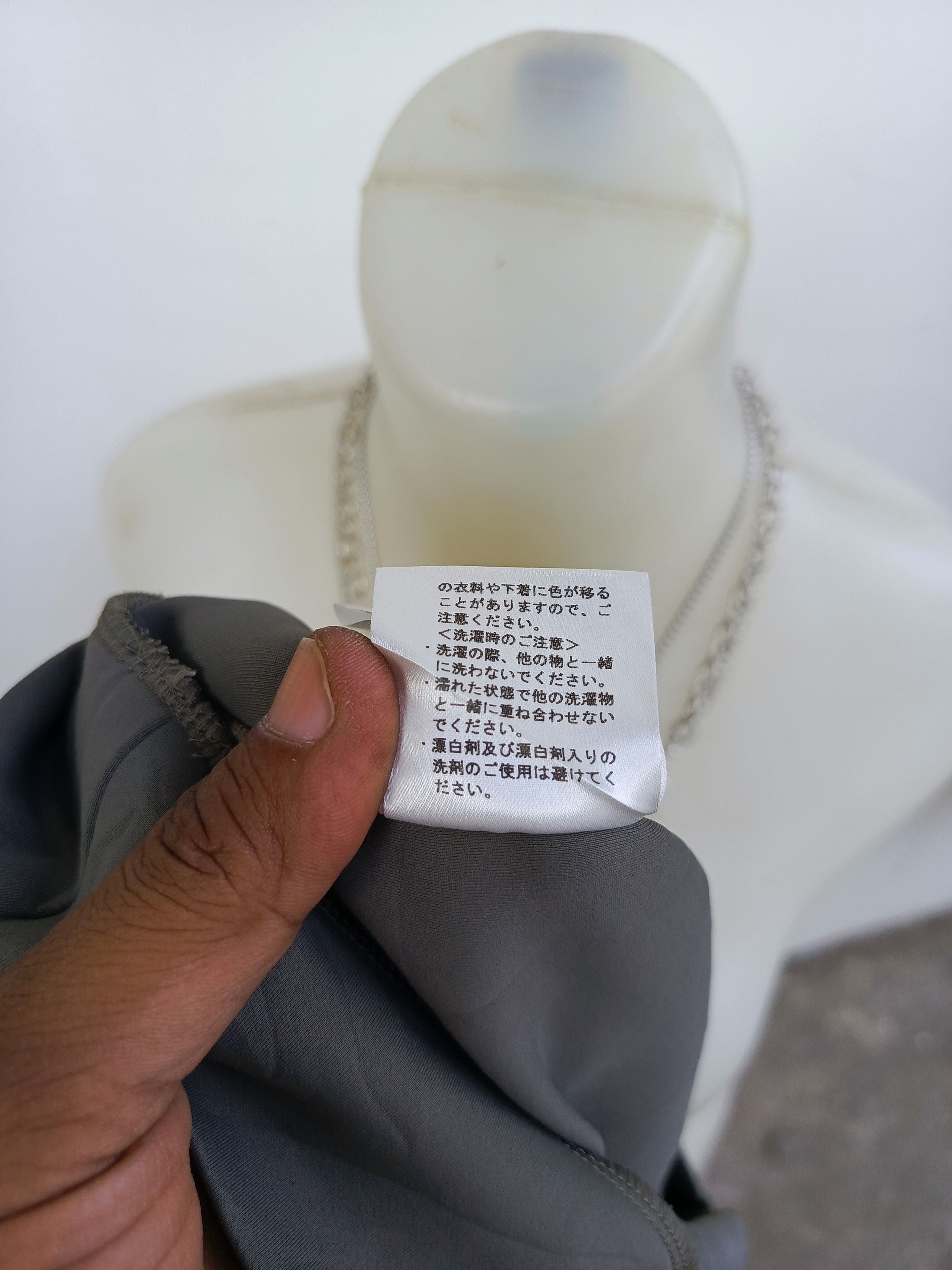 Japanese Brand Stumin Olive Top Sleeveless Clean Minimal Style Size S / US 4 / IT 40 - 9 Thumbnail