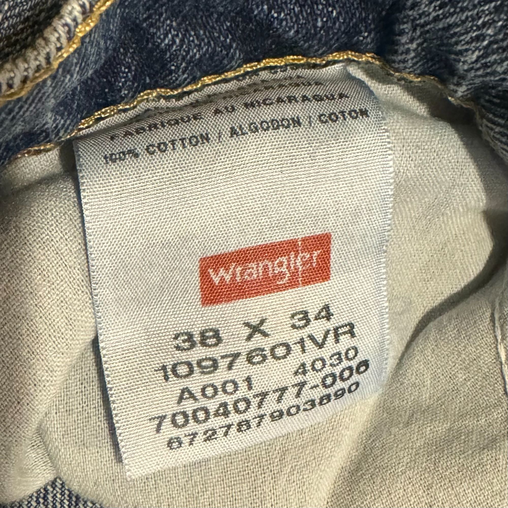 Wrangler Wrangler Men's Straight Cut Jeans 38x34 Size US 38 / EU 54 - 5 Thumbnail