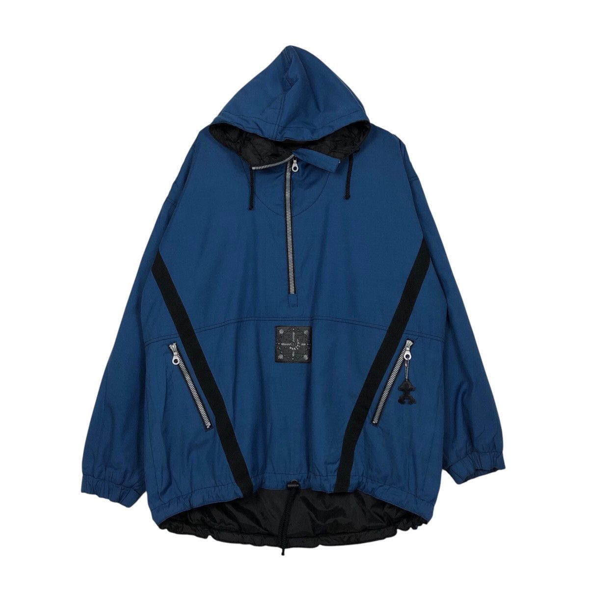 Japanese Brand Vintage Anorak Half Zipper Biker Jacket Active Swiss Design Size US L / EU 52-54 / 3 - 2 Thumbnail