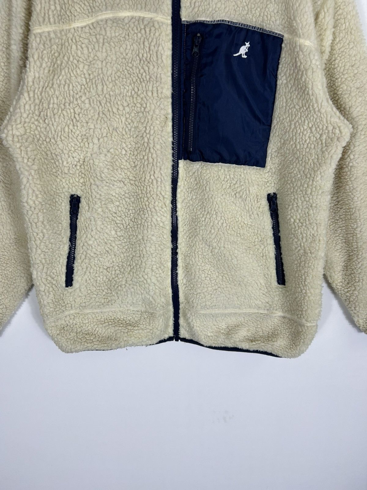 Vintage ⚡️Vintage Kangol Fleece Deep Pile Zipper Jacket Size US M / EU 48-50 / 2 - 5 Thumbnail