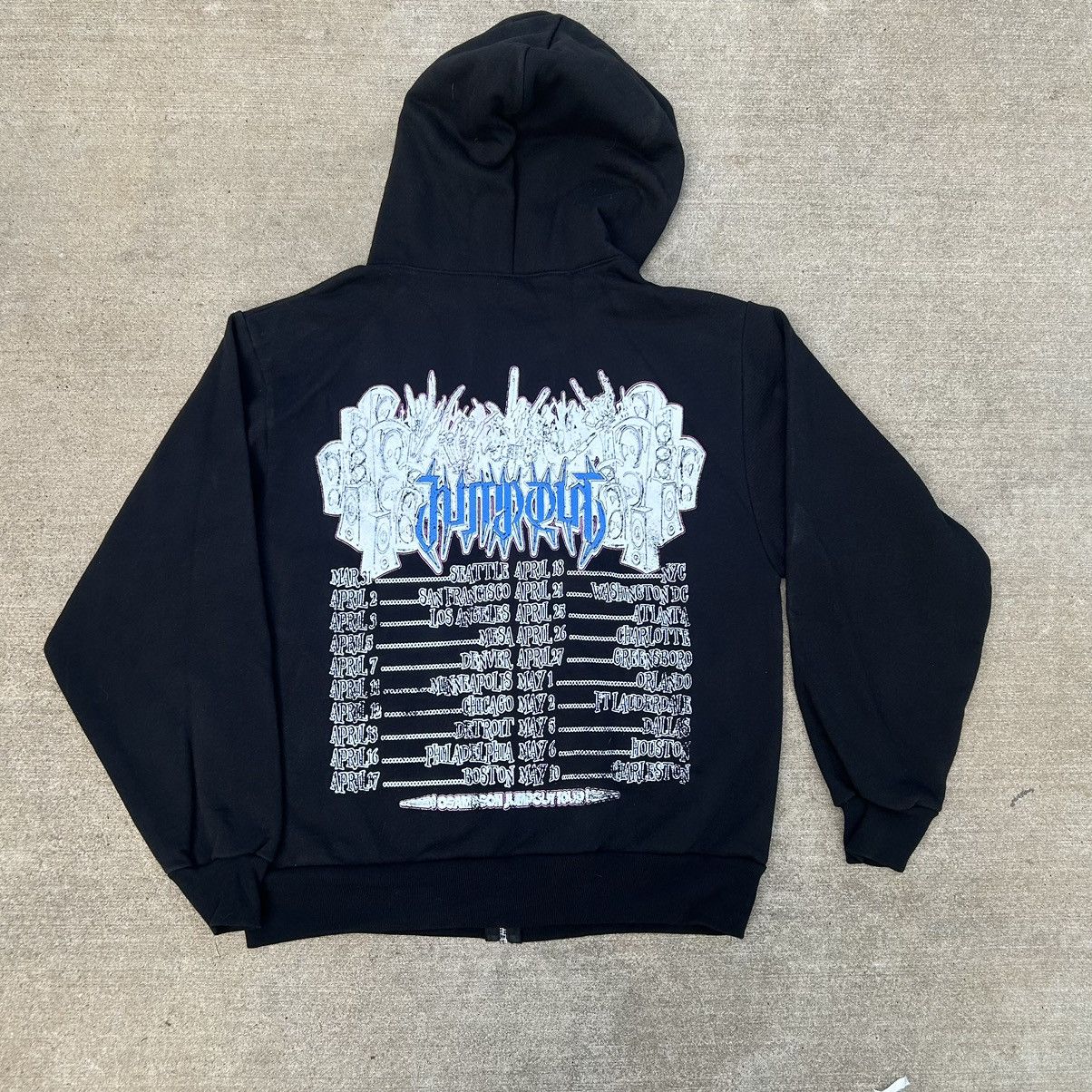 トップス osamason hoodie merch Osamason Jumpout Clean up Squad Hoodie Jump Out Album Tour