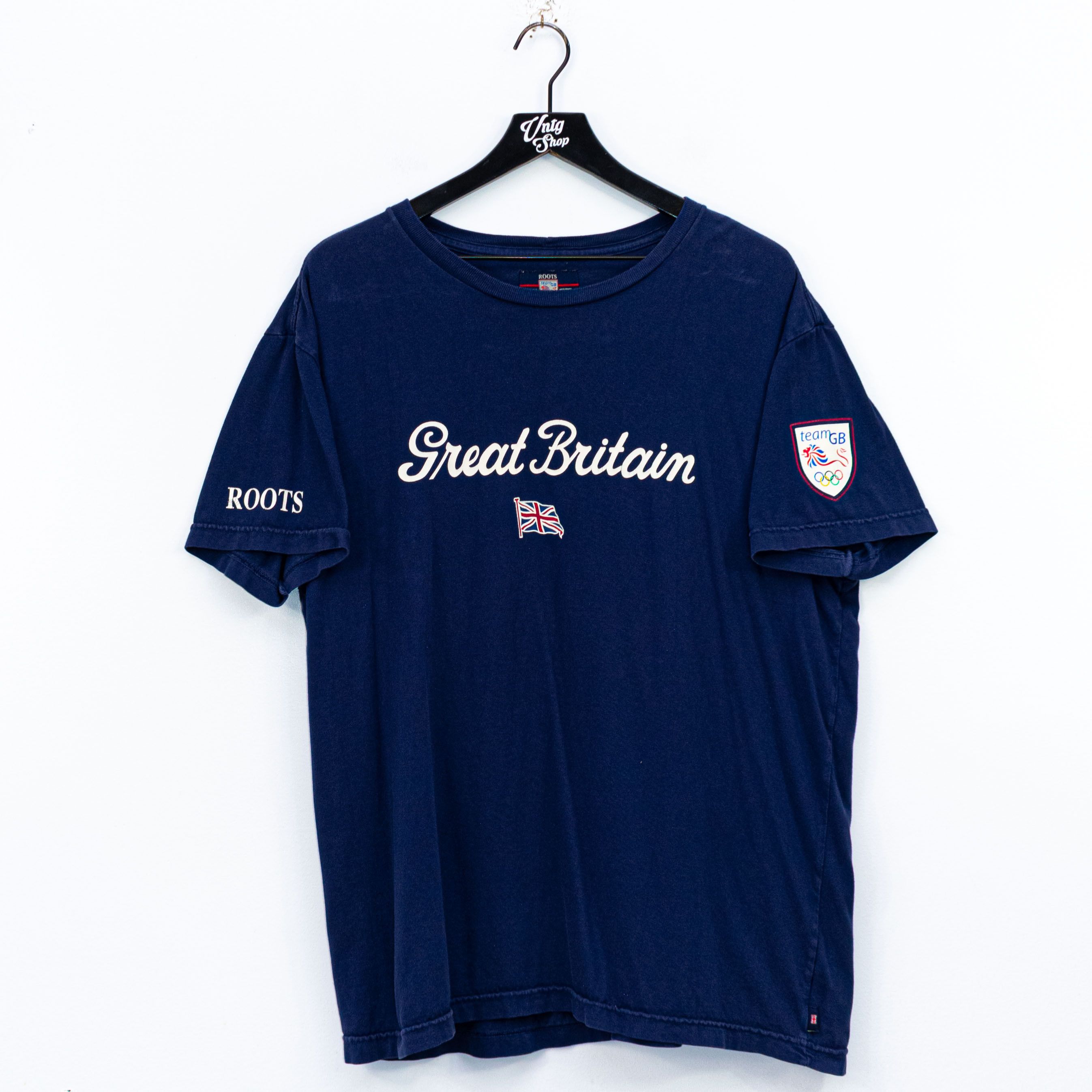 Veste Bomber Vintage Adidas GB Great Britain - Taille S, Bleu/blanc/rouge - Occasion Très Bon état