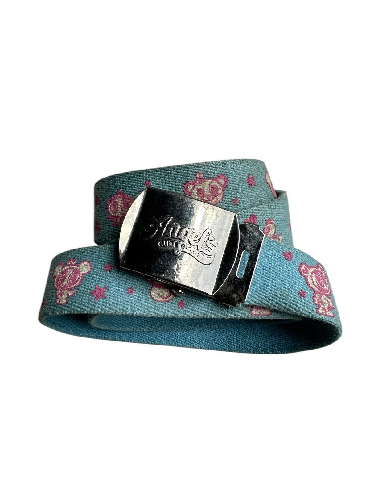 Angel Blue × Japanese Brand × Vintage Vintage Angle Blue Adjustable Belt Size 32 - 1 Thumbnail