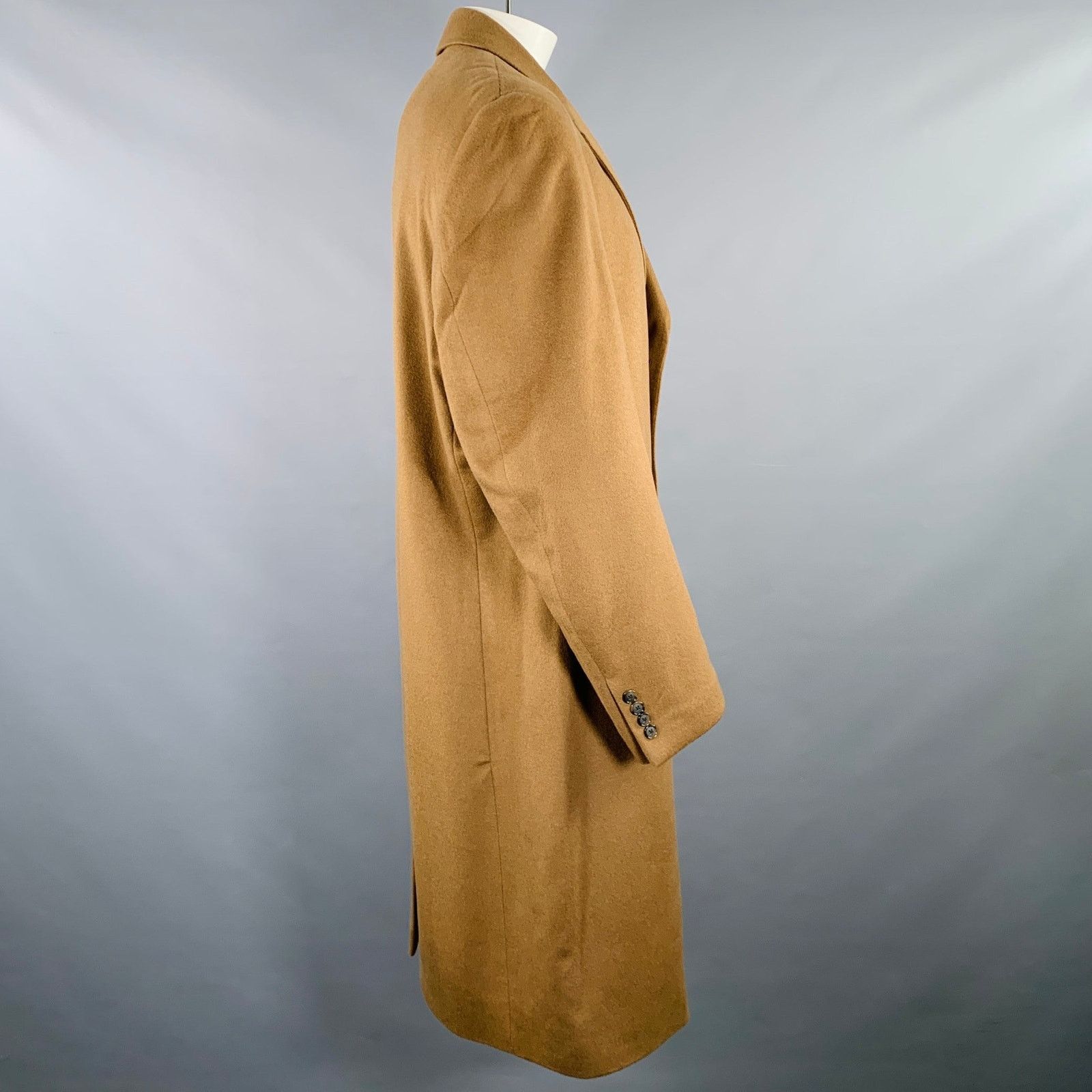 Jos. A. Bank JoS. A. BANK Size 42 Tan Cashmere Single Breasted Coat Size US L / EU 52-54 / 3 - 2 Thumbnail