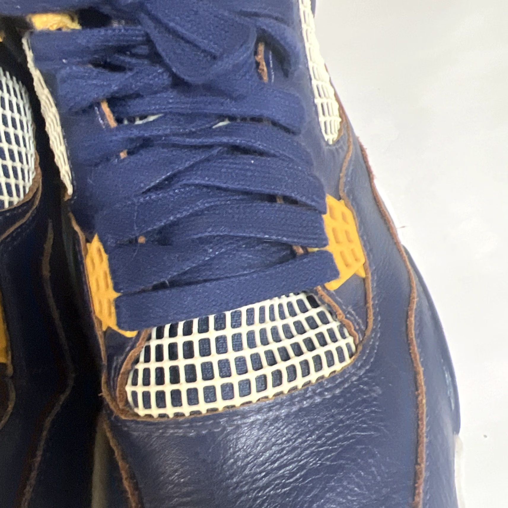 Jordan Brand VNDS Air Jordan 4 Retro Dunk From Above Sneakers Men 10 Blue 2015 308497-425 Size ONE SIZE - 6 Thumbnail