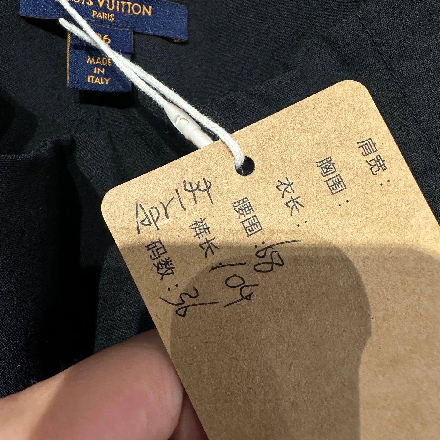 Louis Vuitton Louis Vuitton Monogram leather tag wool pants 36 Size 26" / US 2 / IT 38 - 5 Thumbnail