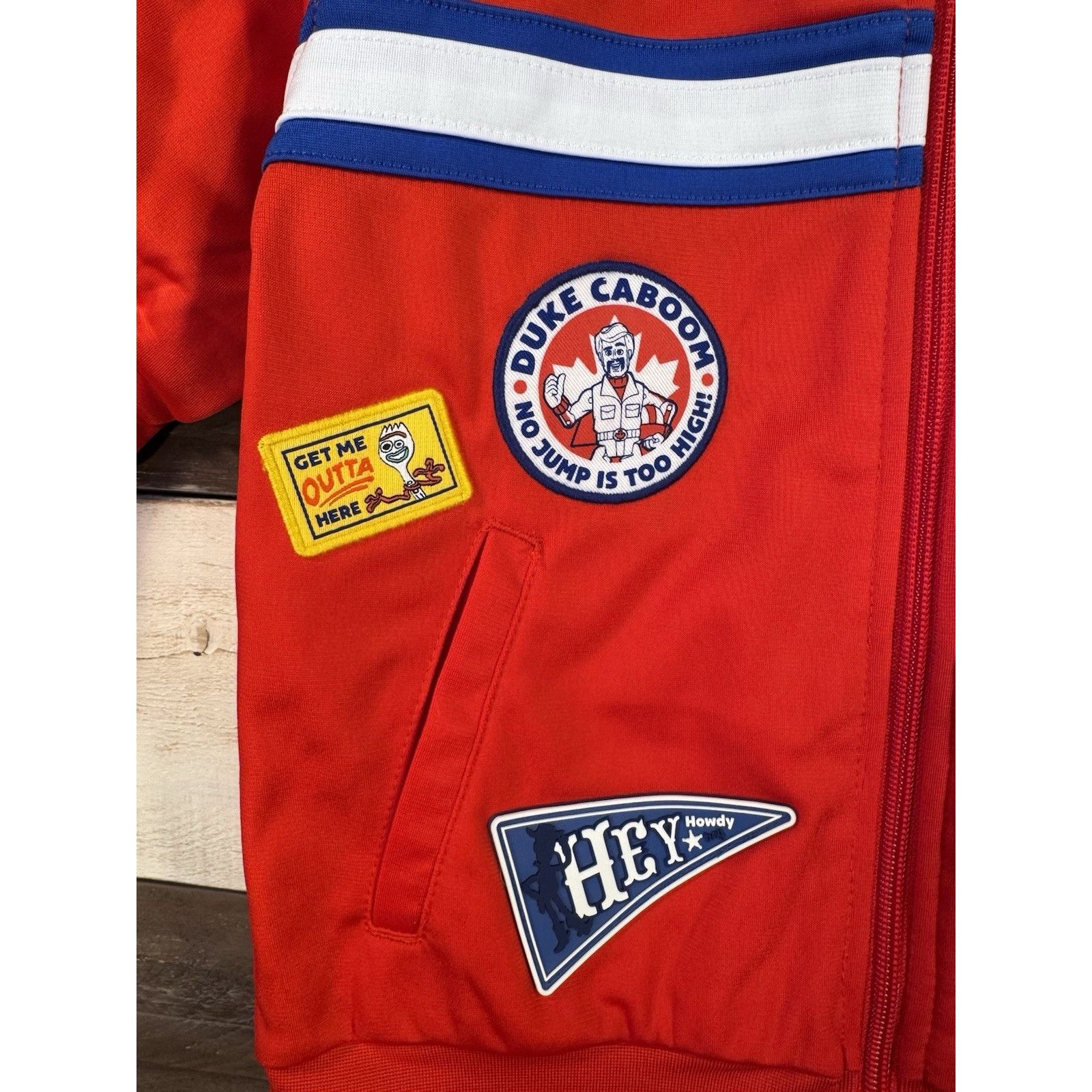 Disney Disney Pixar TOY STORY Boys 5/6 Track Style Windbreaker Zip Size US S / EU 44-46 / 1 - 2 Thumbnail