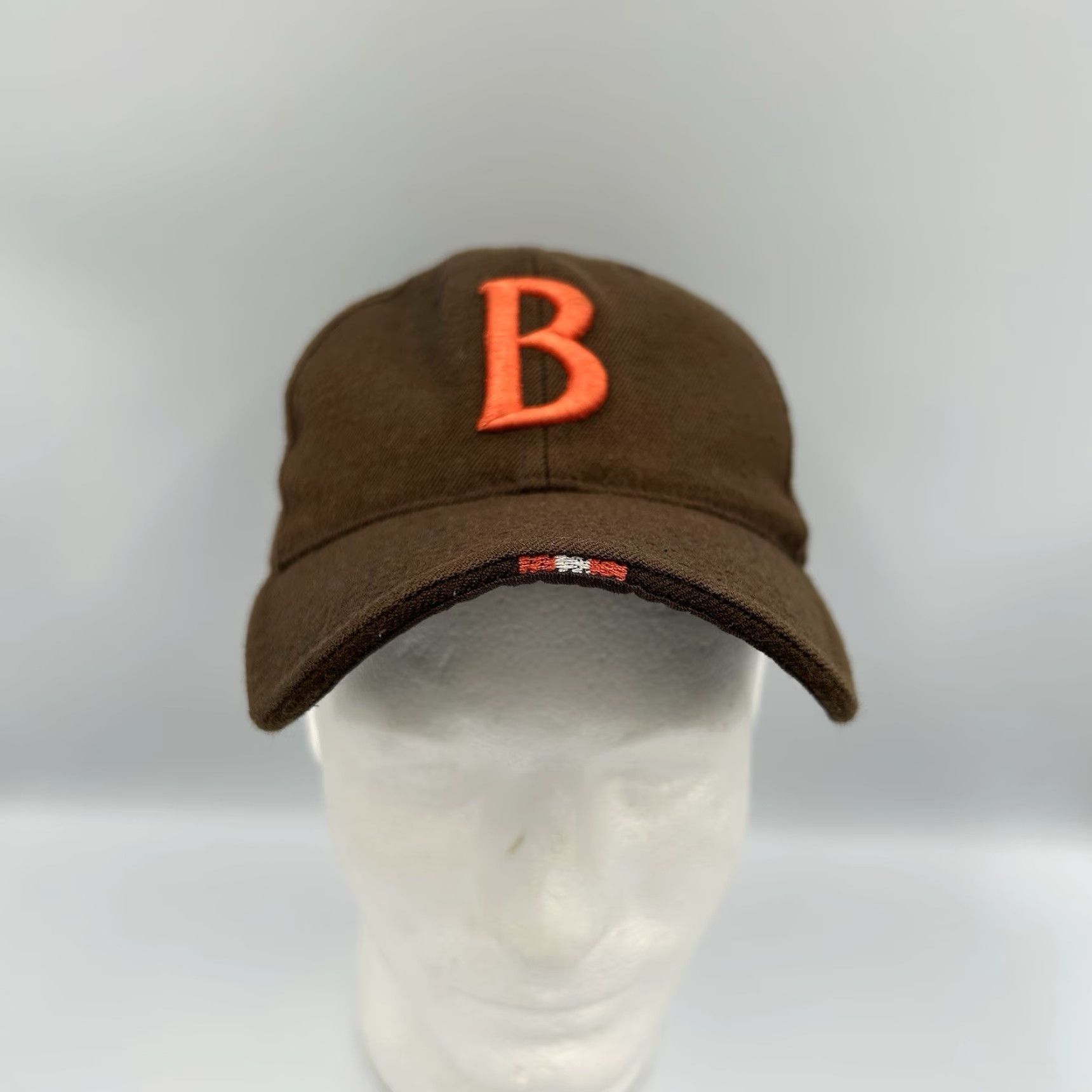 Nike VINTAGE Cleveland Browns Hat Cap Nike Team NFL 90s Y2K Adult 7 Brown Wool Adjustable Men Baseball Cap Browns Mens Size ONE SIZE - 2 Thumbnail
