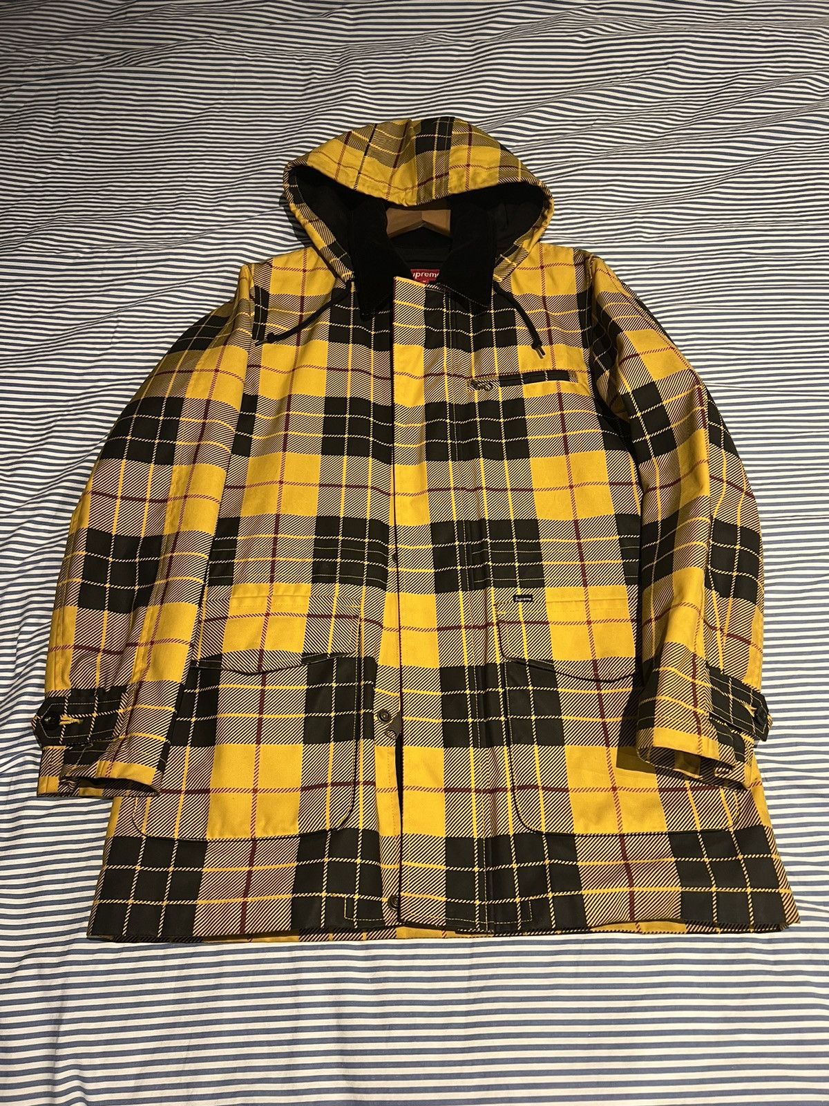 Supreme Supreme Waxed Millerain Waterproof Tartan Parka Jacket Size US M / EU 48-50 / 2 - 3 Thumbnail