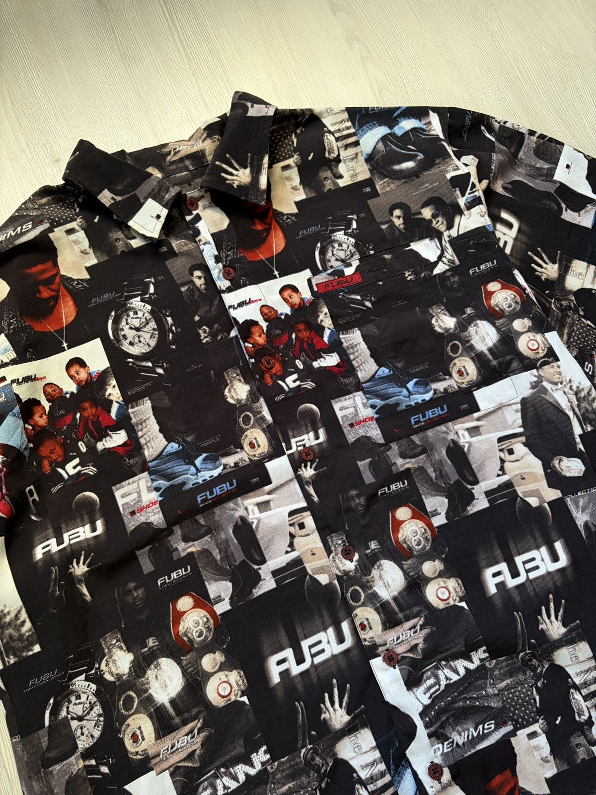 Fubu FUBU Overprinted Iconic Shirt Size US XXL / EU 58 / 5 - 5 Thumbnail