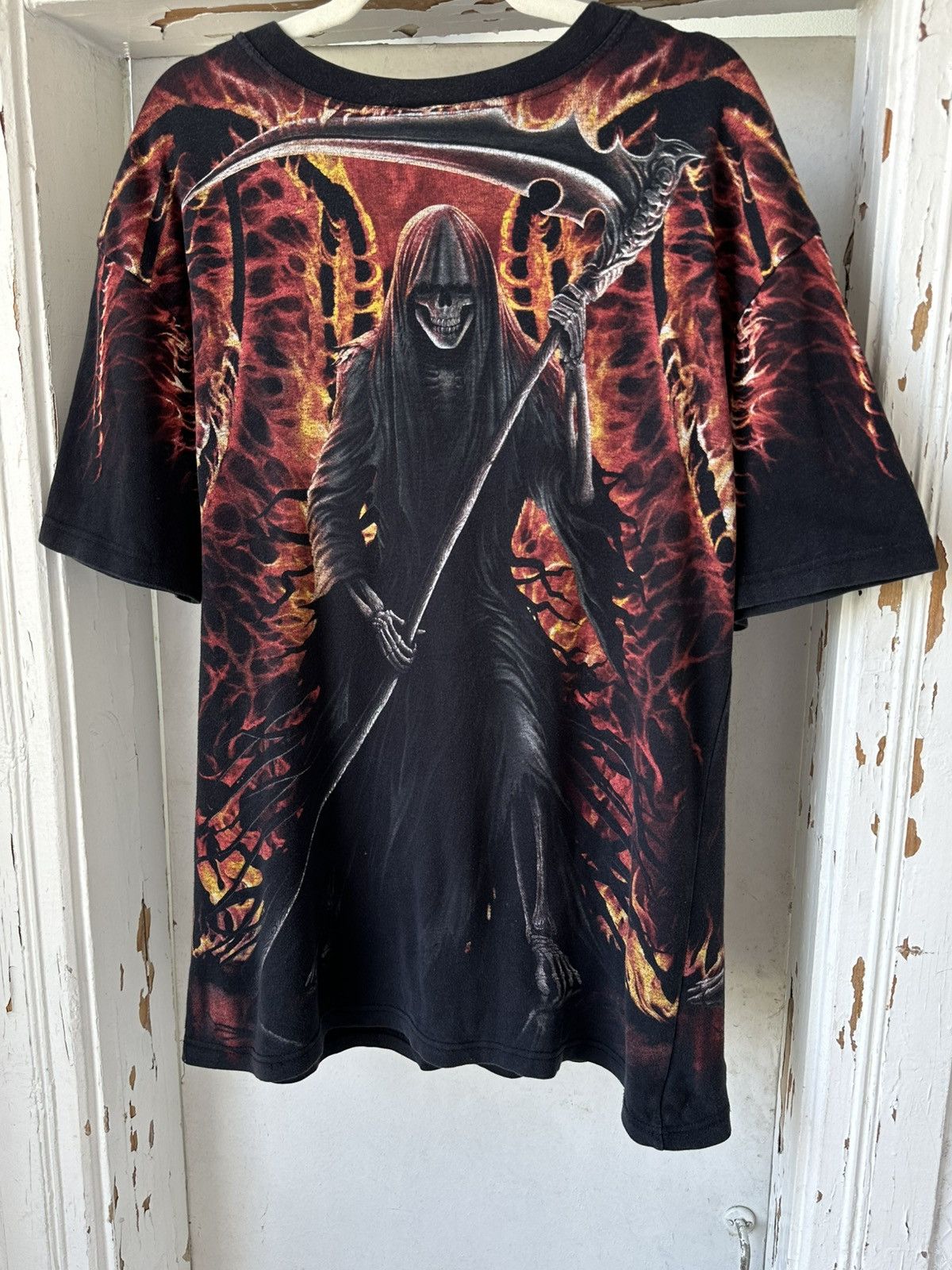 If Six Was Nine Vintage Spiral Rare Print T-shirt Size US L / EU 52-54 / 3 - 9 Thumbnail