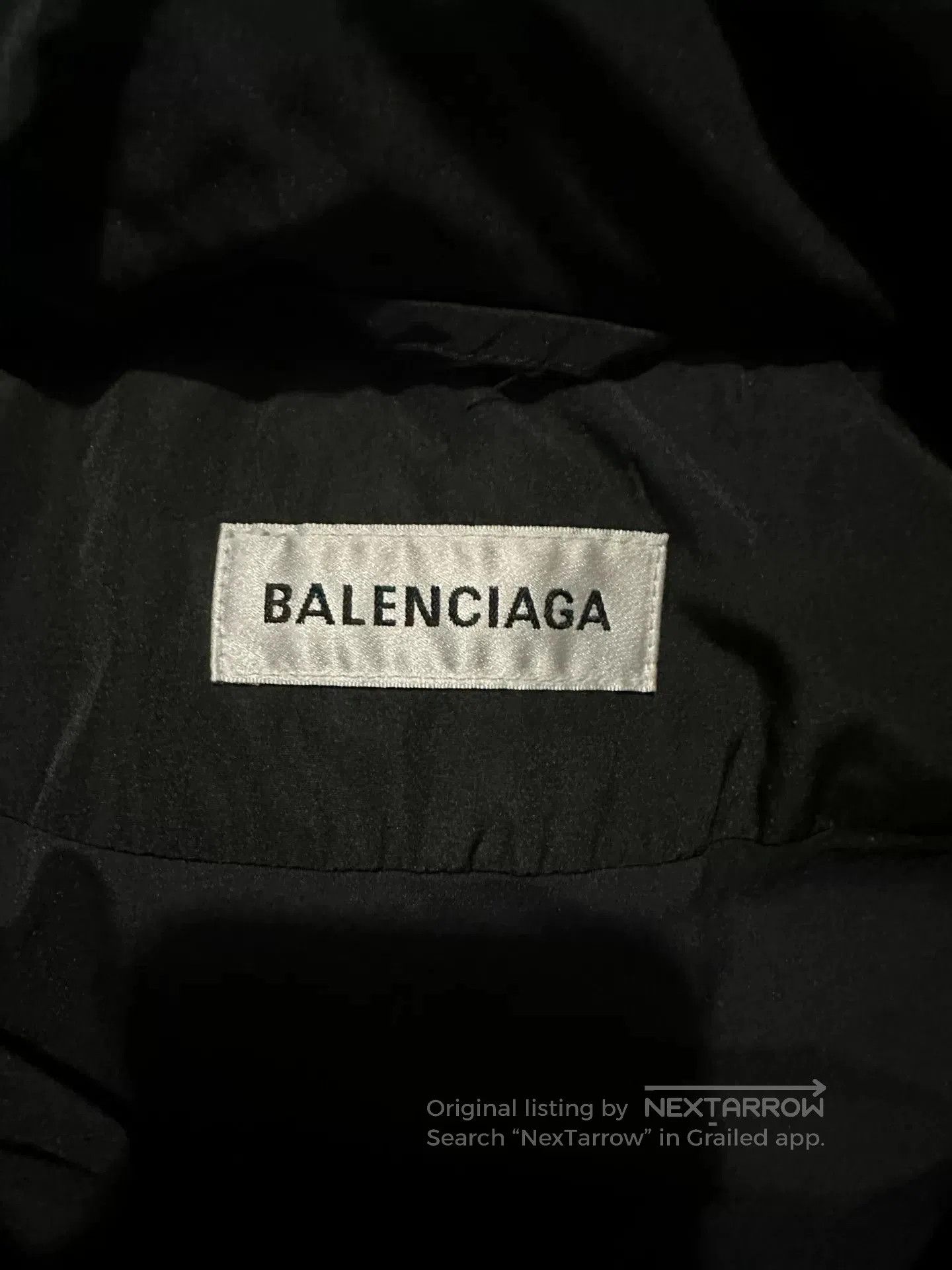 Balenciaga Balenciaga Oversized High Collar Printed Down Jacket. Size US XS / EU 42 / 0 - 7 Thumbnail