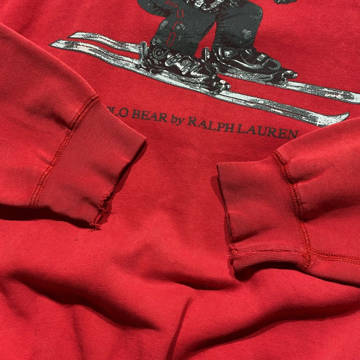 Polo Ralph Lauren × RRL Ralph Lauren × Vintage Crewneck Polo Bear Ski 90’s OG Vintage Size US XL / EU 56 / 4 - 5 Thumbnail