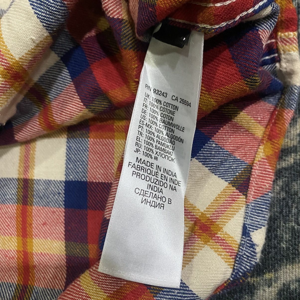 Diesel Diesel Red Camicia Western Flannel Snap Button Denim Collar Size US S / EU 44-46 / 1 - 11 Thumbnail