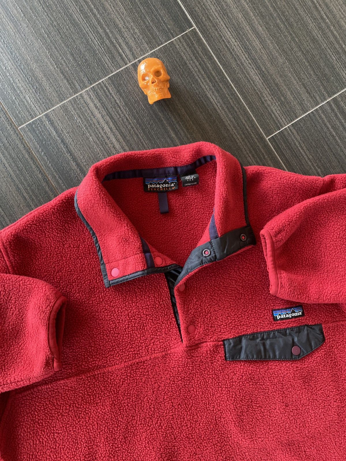 Patagonia 90s Patagonia red synchilla fleece S Size US S / EU 44-46 / 1 - 2 Thumbnail