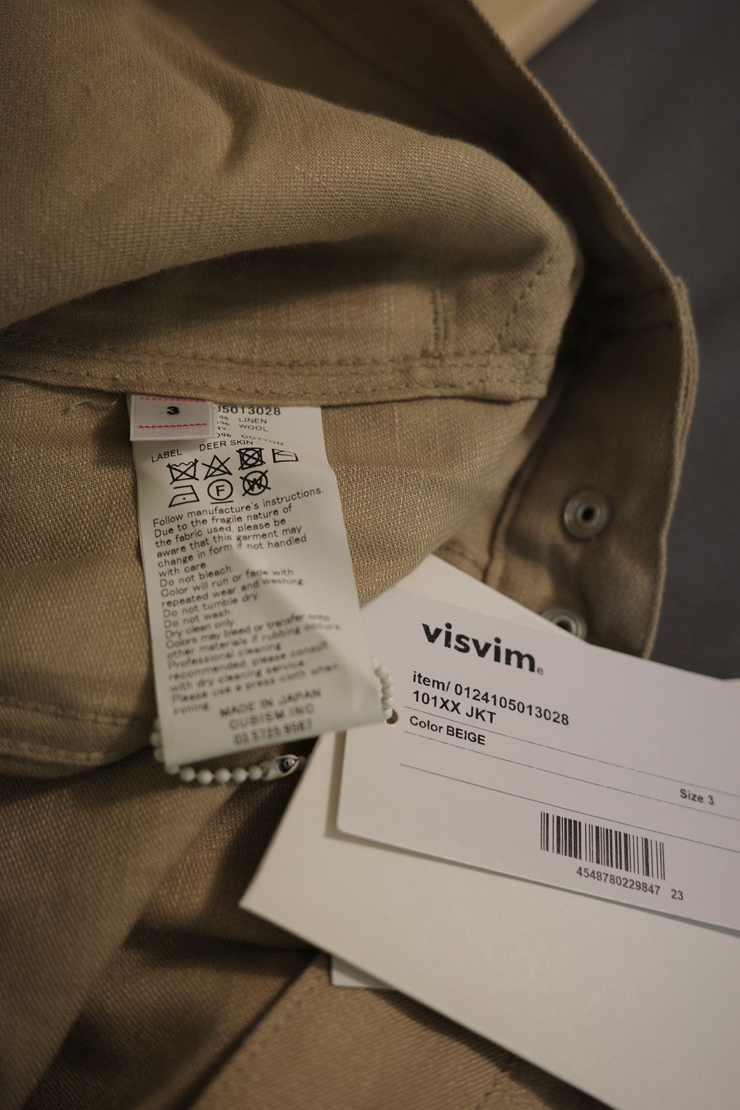 Visvim 24ss Visvim 101xx JKT BEIGE Size US L / EU 52-54 / 3 - 7 Thumbnail