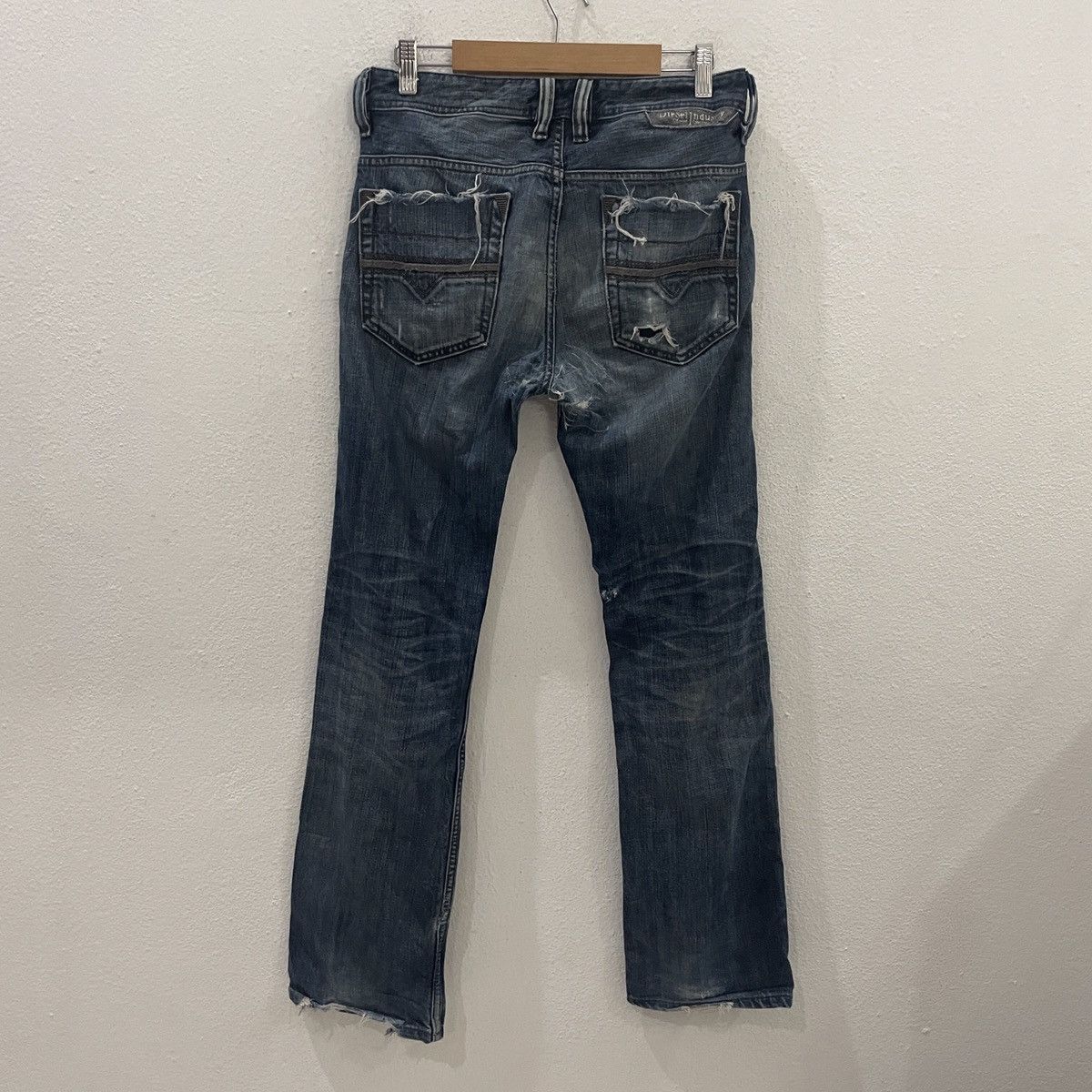 Diesel Vintage Diesel Industries Distressed Denim Size US 31 - 10 Thumbnail