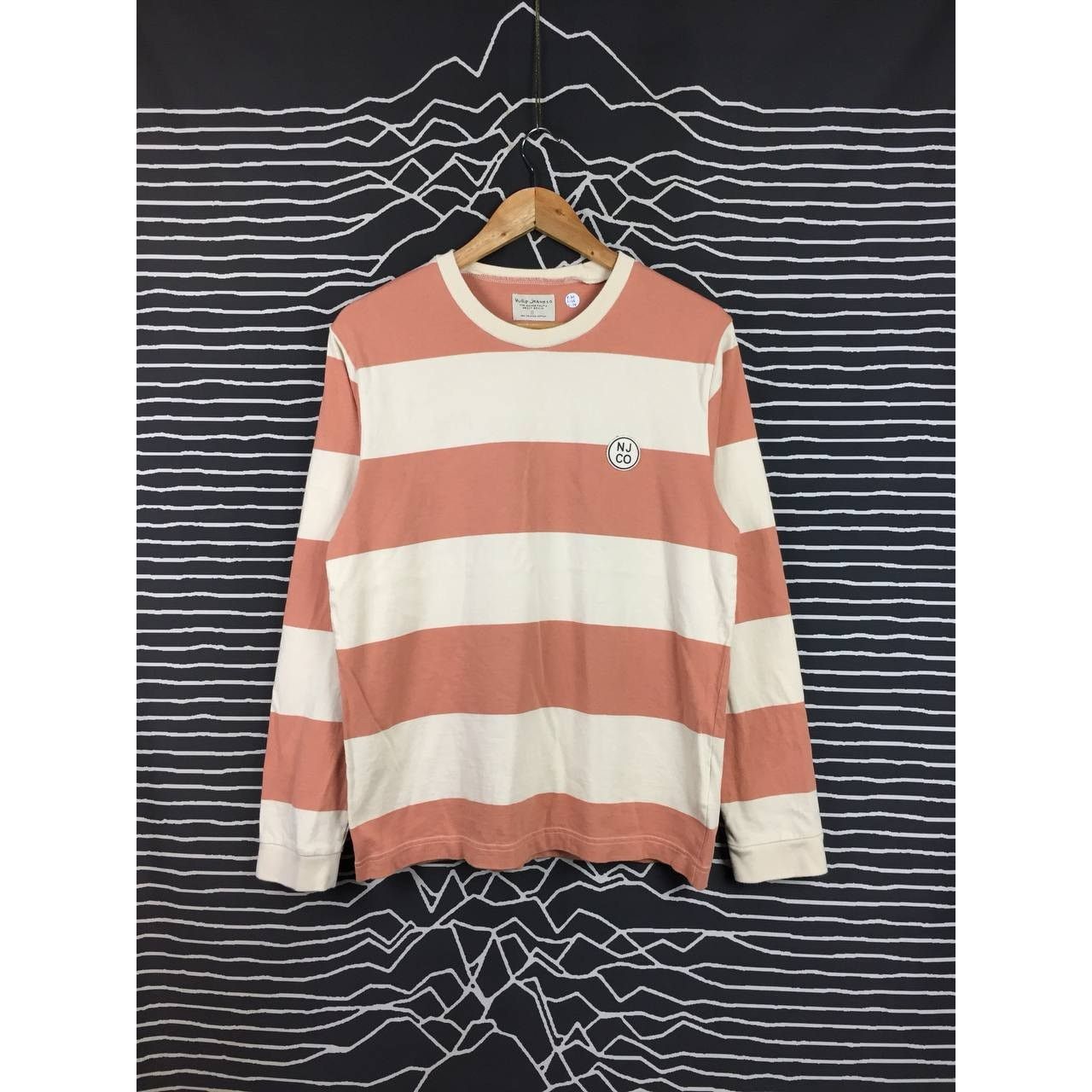 Nudie Jeans × Vintage Nudie Jeans Co Rudi Block NJCO Circle Logo Longsleeve Tee Size US S / EU 44-46 / 1 - 2 Thumbnail