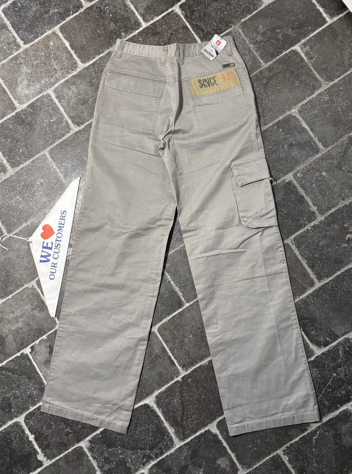Vintage Y2K Deadstock Vintage Cargo Pants Combat Utility 1990s 2000s Size US 30 / EU 46 - 3 Thumbnail
