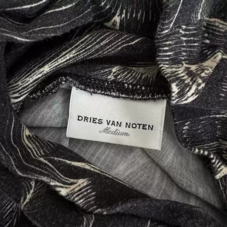 Dries Van Noten Dries Van Noten Dries van noten Hand-painted line art bott Size US M / EU 48-50 / 2 - 4 Thumbnail