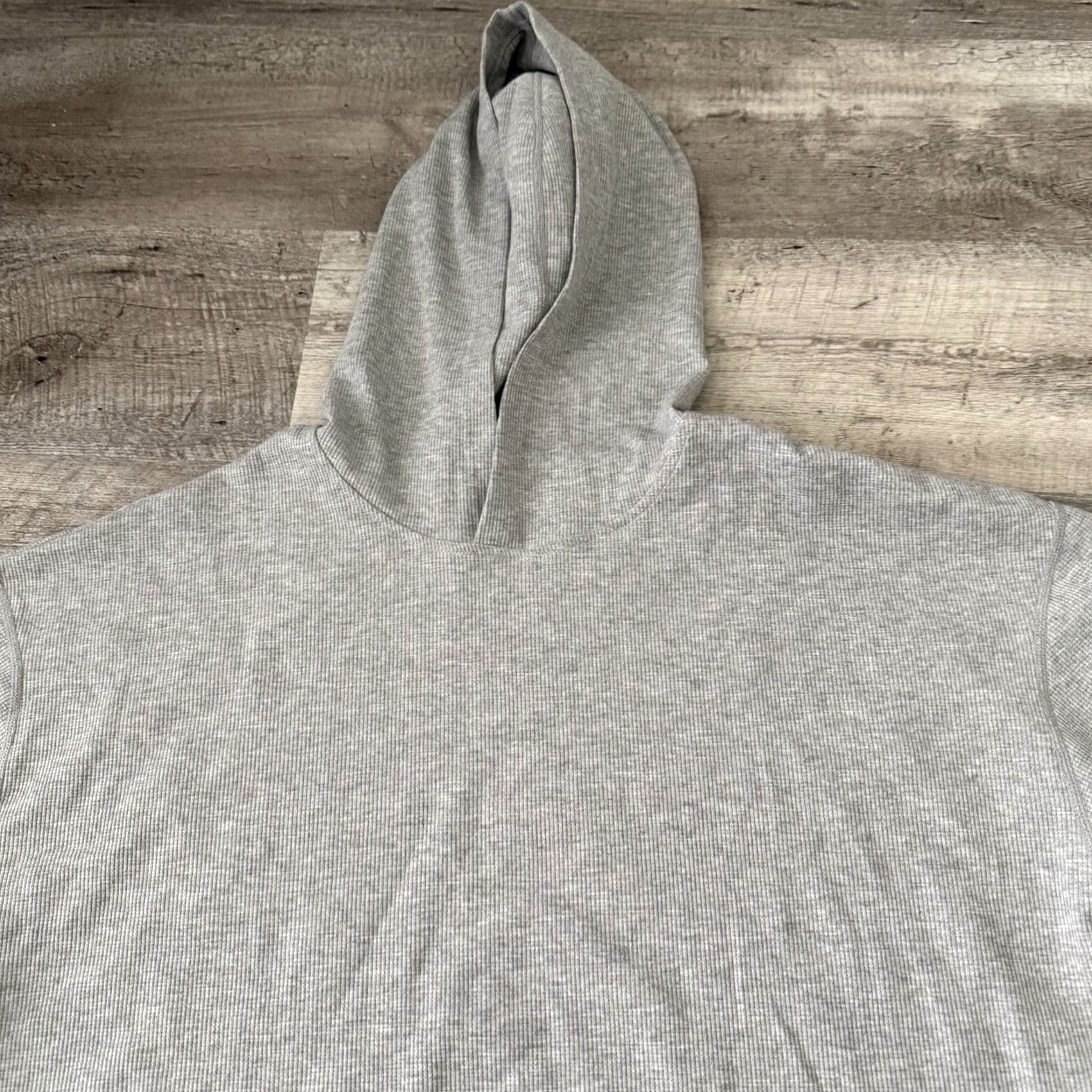 Asics BYLT Premium Basics Thermal Hooded Drop Cut Pullover Mens 3XL Heather Gray NEW Size US XXL / EU 58 / 5 - 3 Thumbnail