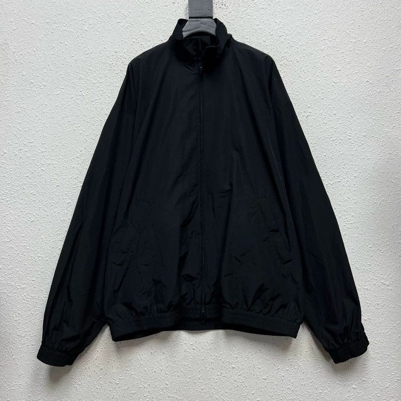 Balenciaga Balenciaga Black Coach Jacket with Logo - dmc Size US M / EU 48-50 / 2 - 1 Thumbnail