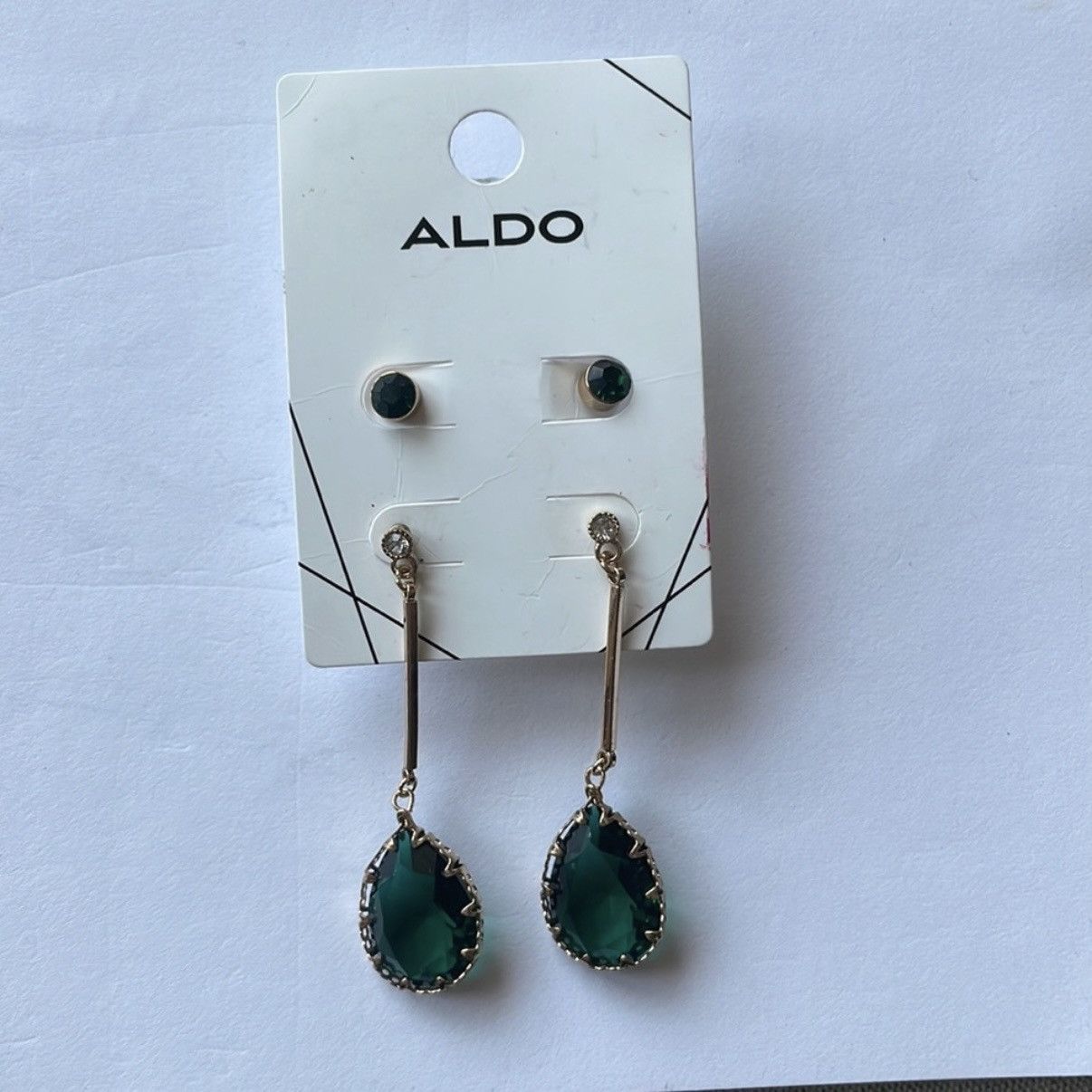 Aldo Emerald Aldo earring set Size ONE SIZE - 4 Thumbnail