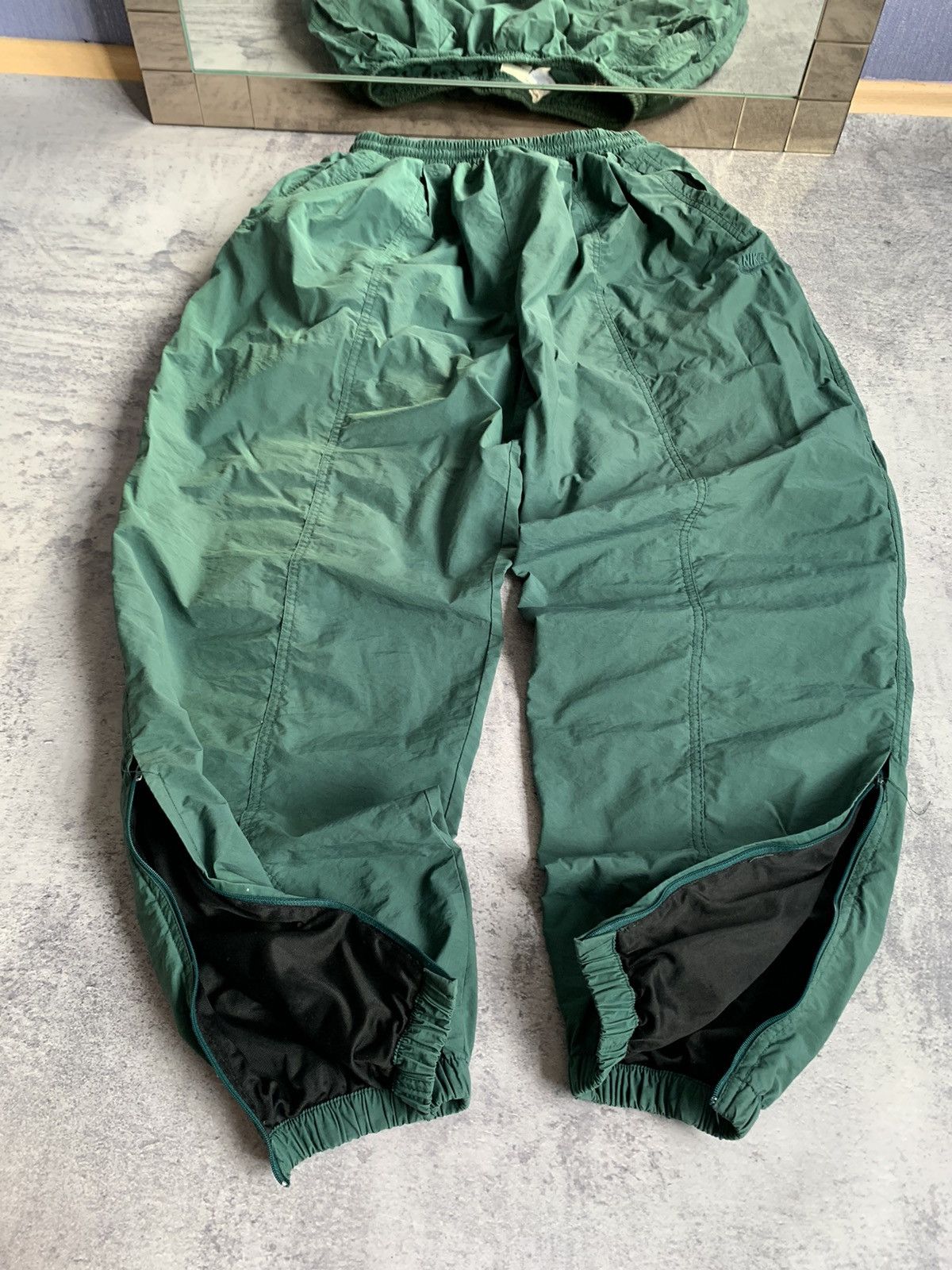 Nike 90s Nike Track Pants Green Size US 36 / EU 52 - 3 Thumbnail