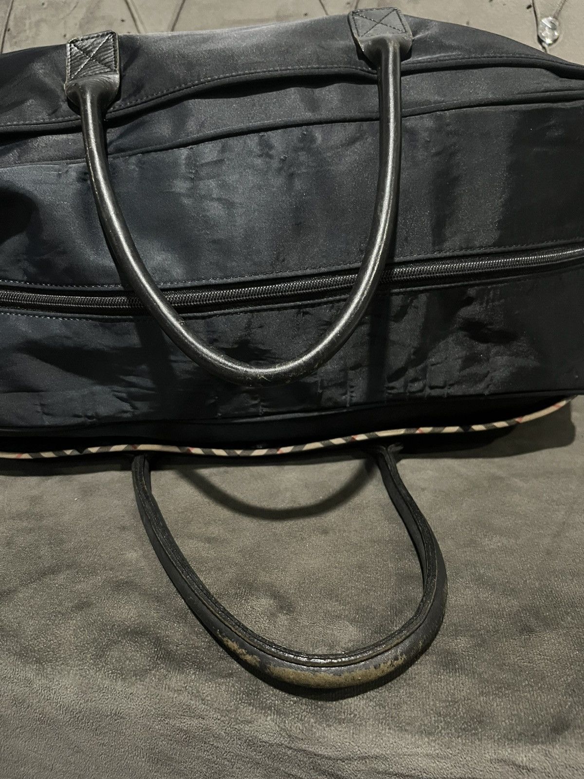 Burberry Authentic Burberry Golf Boston Bag Navy Logo Plate Size ONE SIZE - 8 Thumbnail