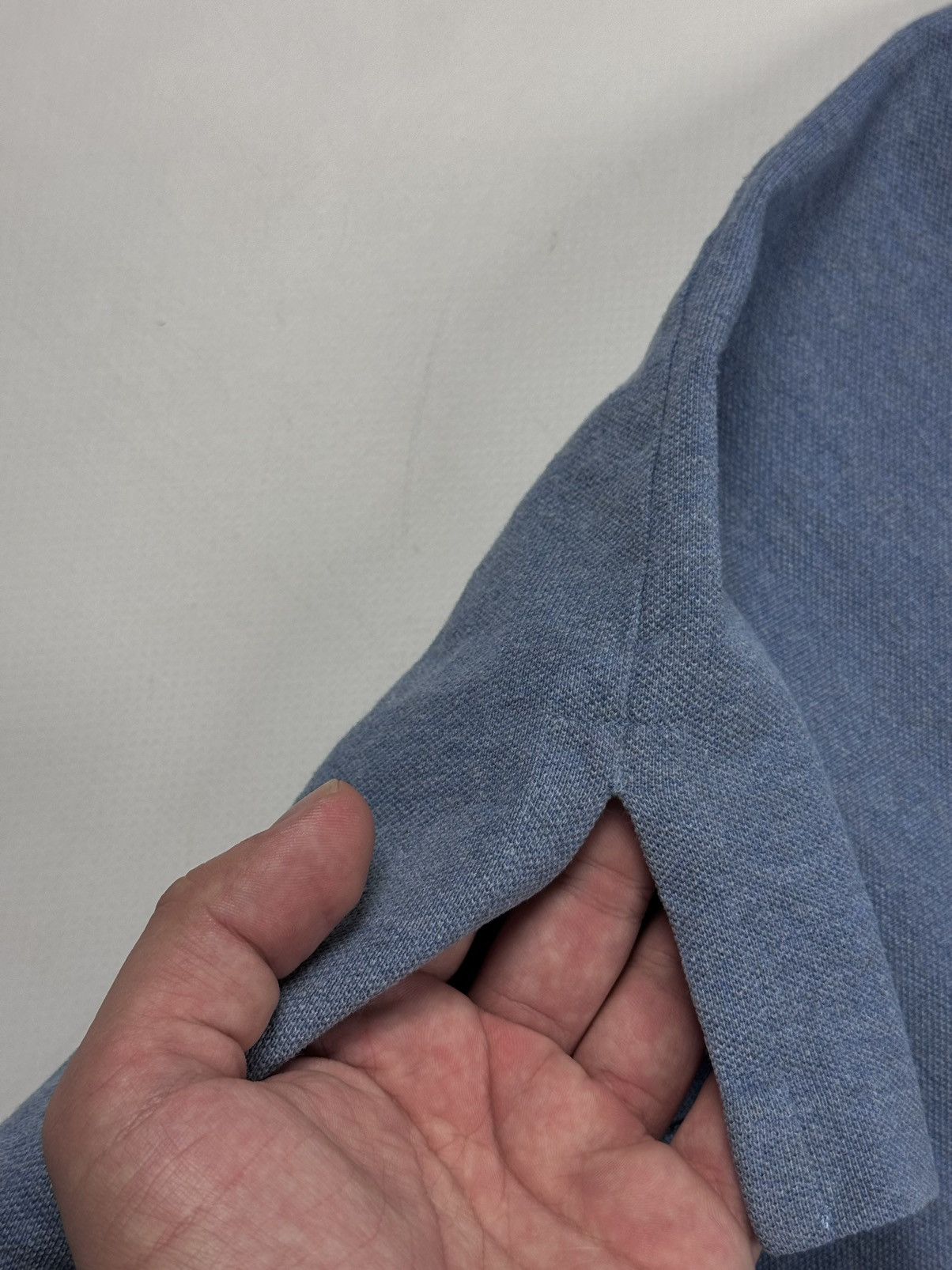 Polo Ralph Lauren × Vintage Polo Ralph Lauren Short Sleeve Blue Polo Shirt Size US L / EU 52-54 / 3 - 7 Thumbnail