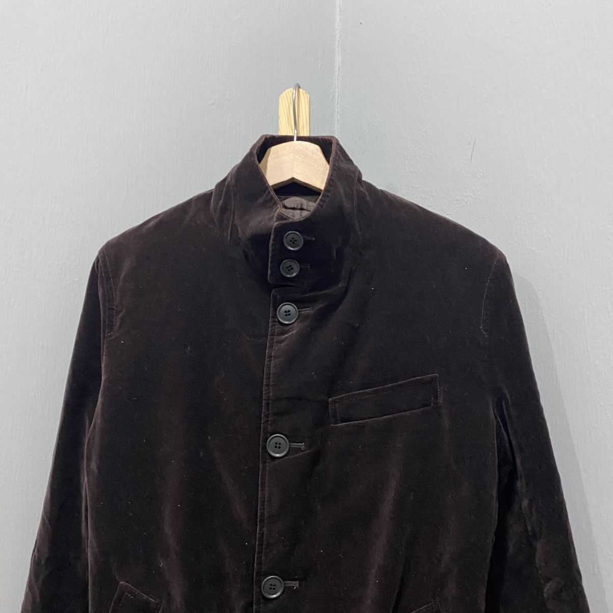 PPFM PPFM Japanese Brand Vintage Multi Belted Velvet Trench Coat Size US M / EU 48-50 / 2 - 6 Thumbnail