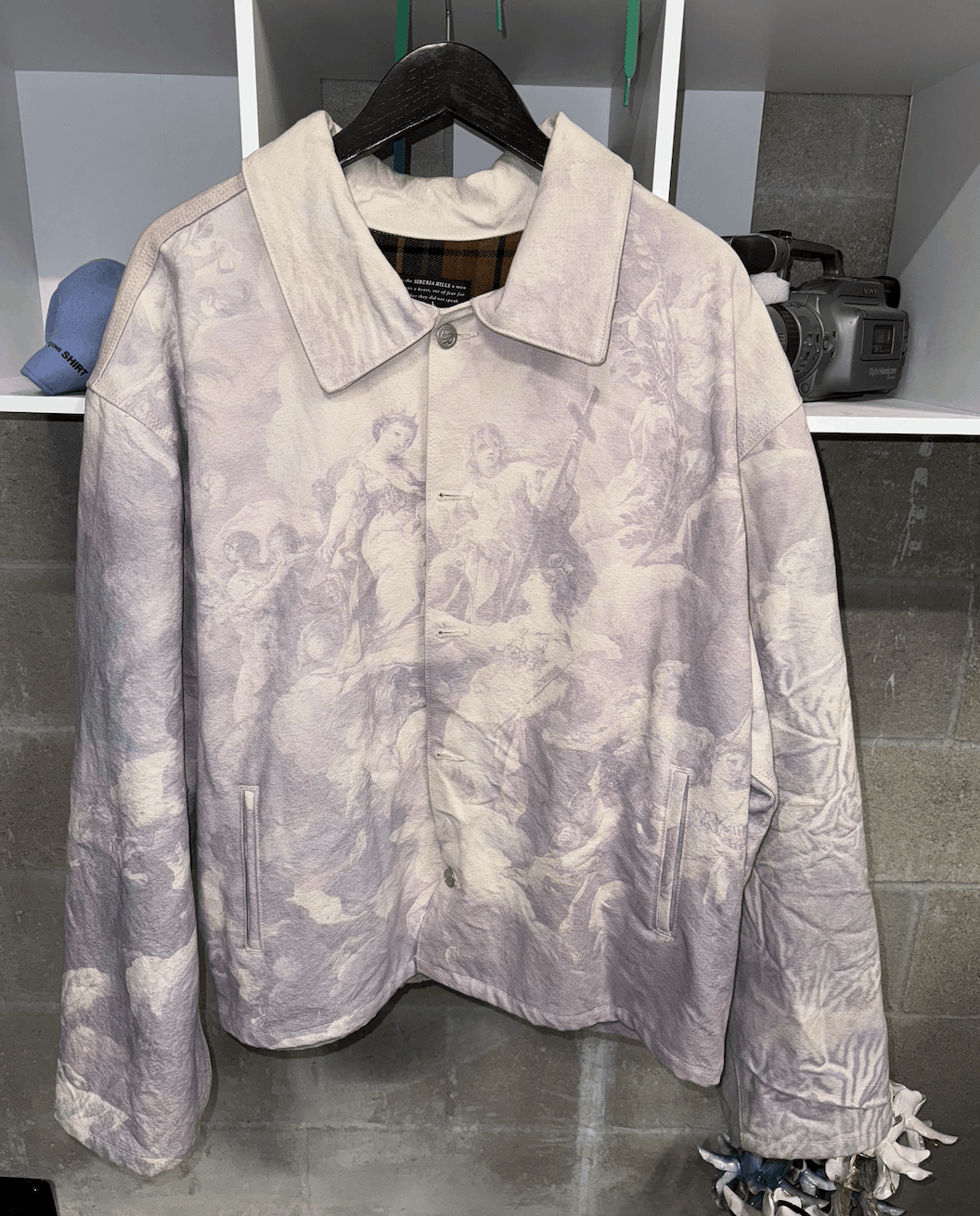 image of Siberia Hills 'renaissance' Jacket in Purple/White, Men's (Size Large)