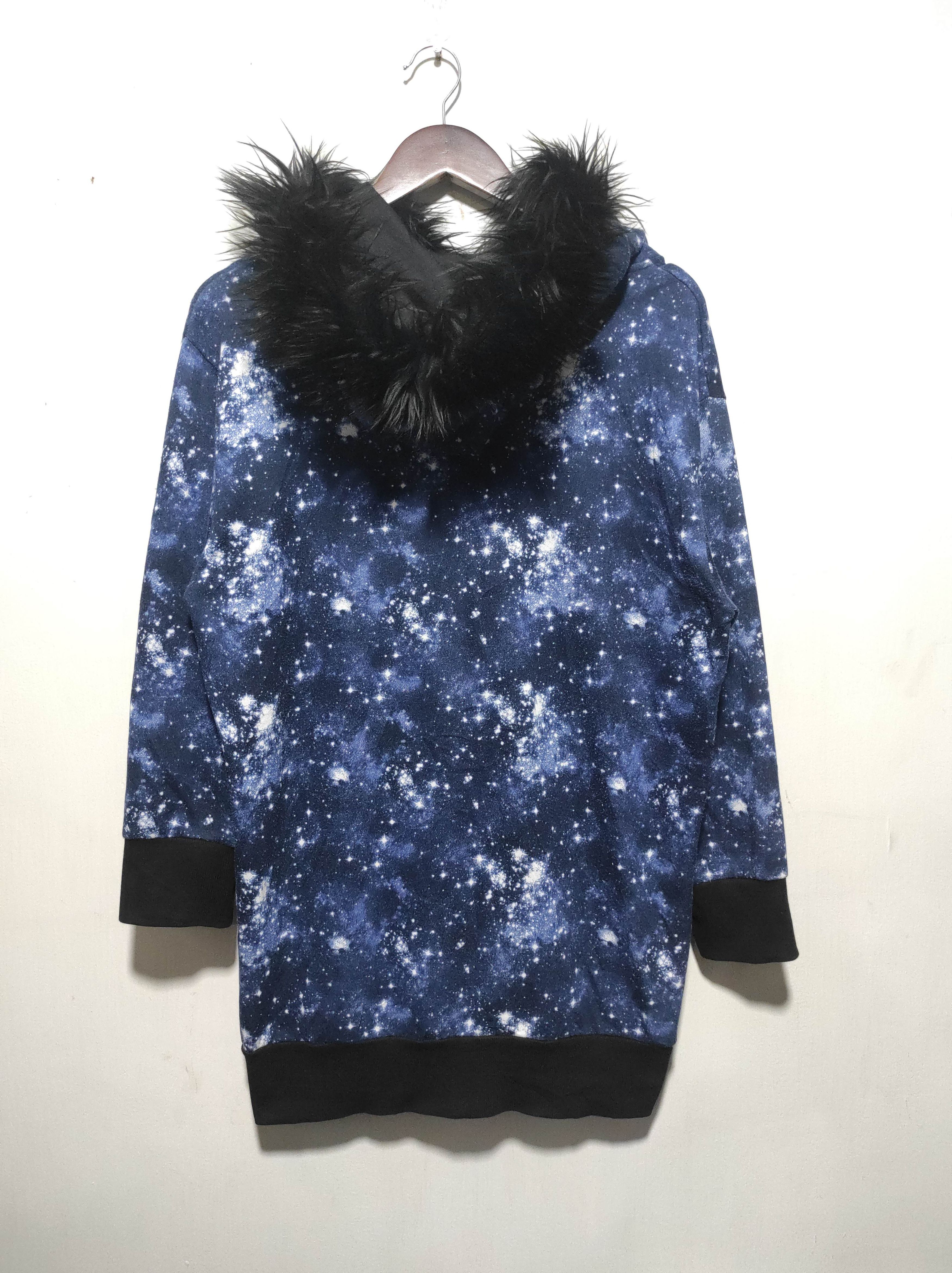 Japanese Brand Galyge Galaxy Zip Fur Hoodie LGB style Size US M / EU 48-50 / 2 - 12 Thumbnail