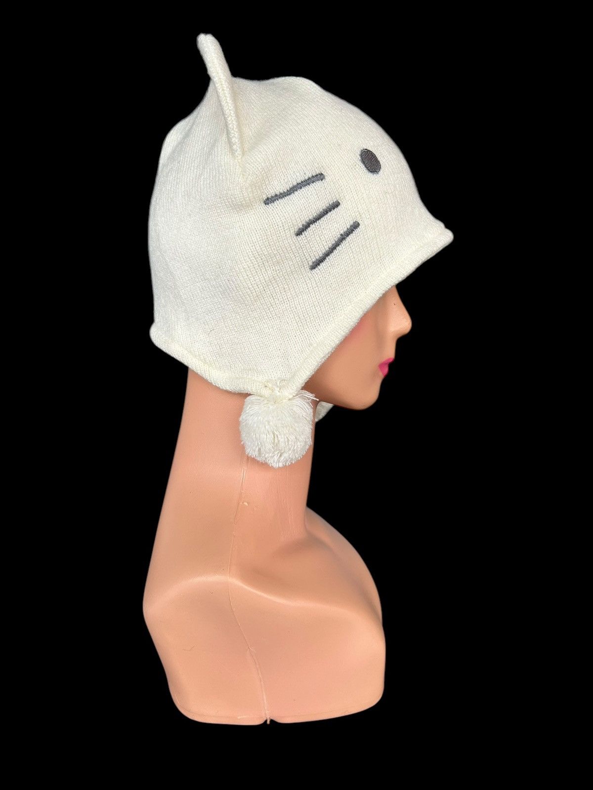 Anime × Japanese Brand Hello Kitty Bunny Beanie Hats Rare ☠️☠️ Size ONE SIZE - 5 Thumbnail