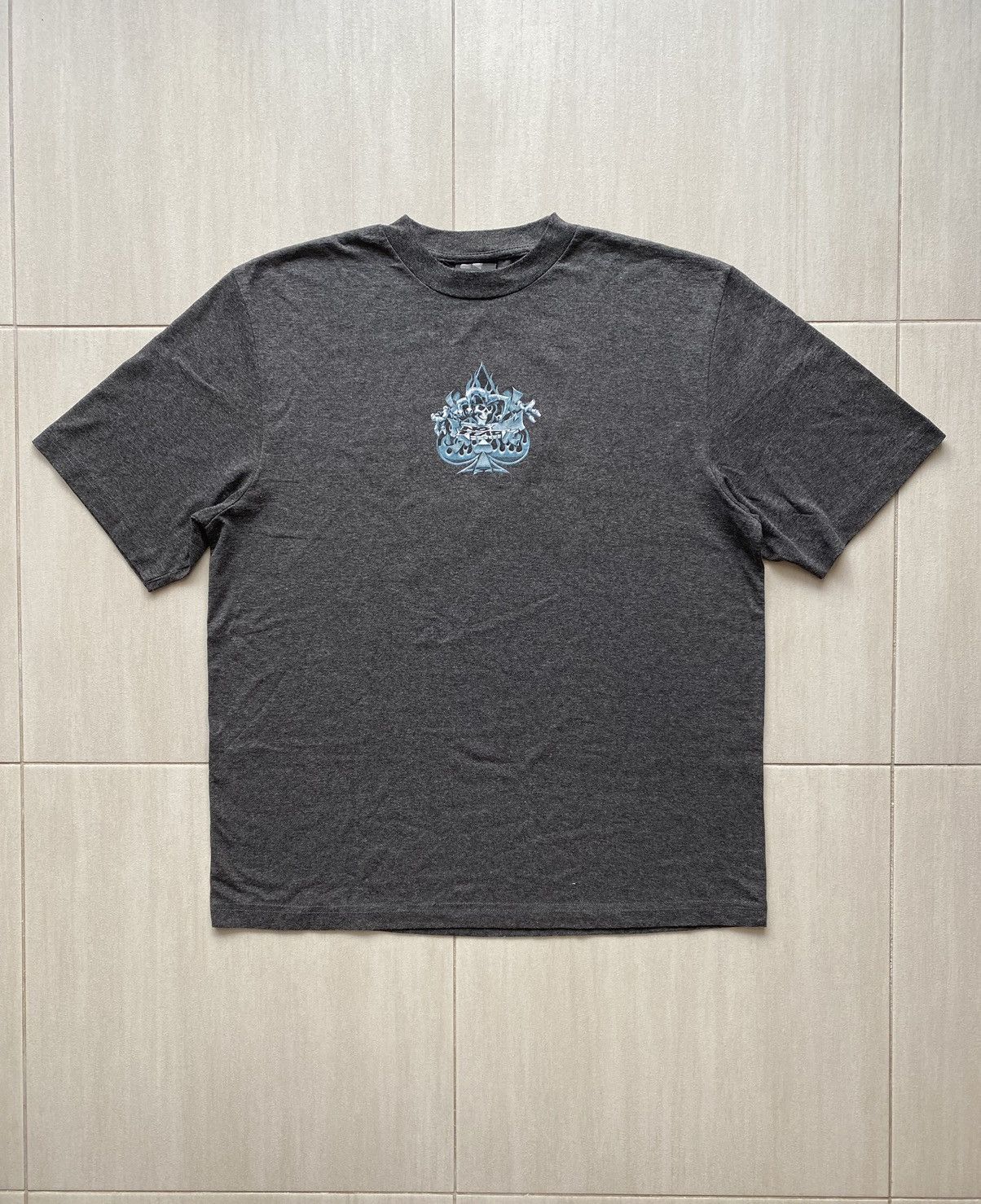 image of No Fear T Shirt 2003 in Grey, Men's (Size Large)