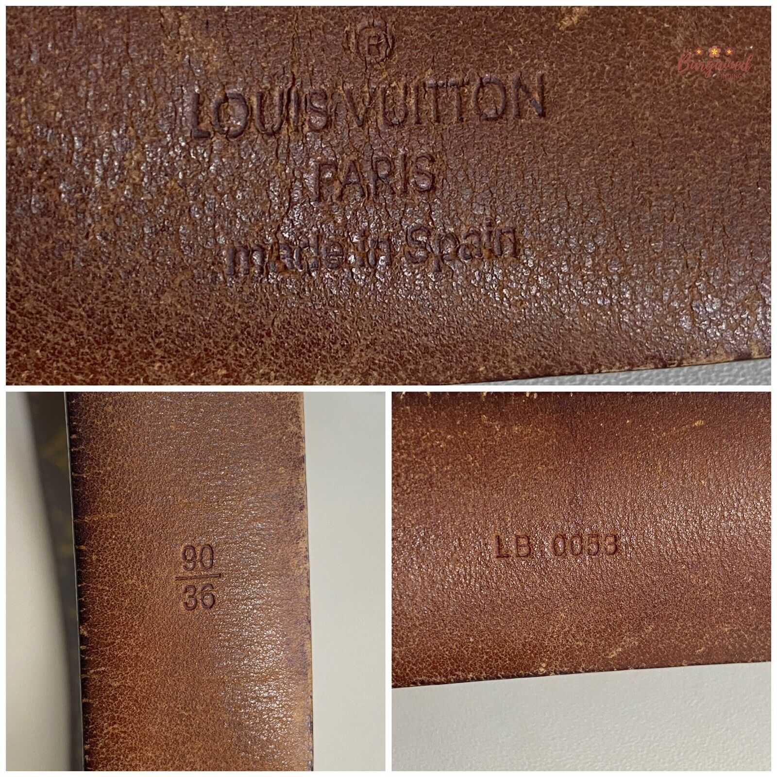 Louis Vuitton Louis Vuitton Monogram Canvas Ceinture Silver Buckle Belt Size 32 - 8 Thumbnail