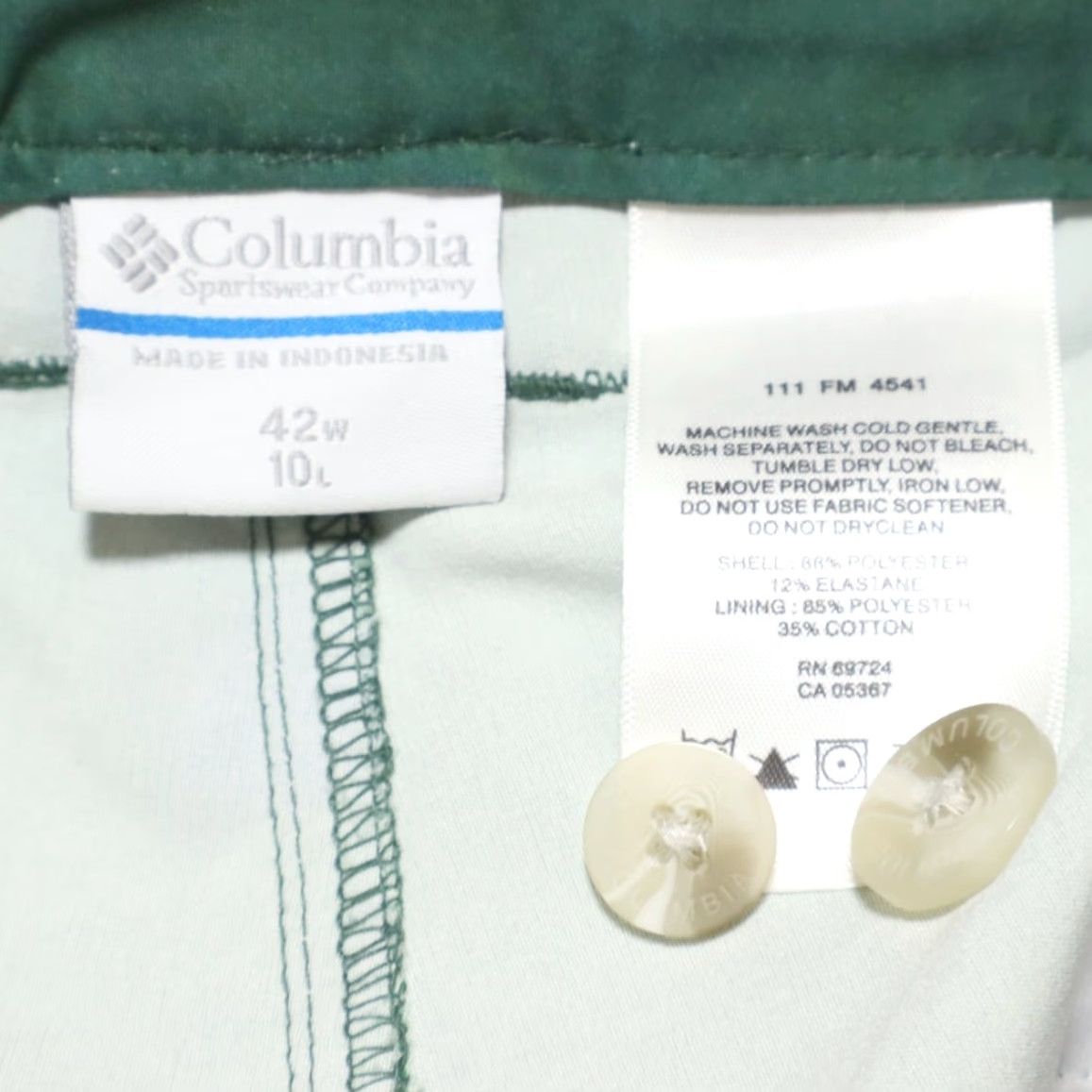 Vintage Columbia PFG Fishing Shorts Mahi All Over Print Men's 42 Chino Regular Fit 40-42 Polyester Microfiber Casual Size US 42 / EU 58 - 5 Thumbnail