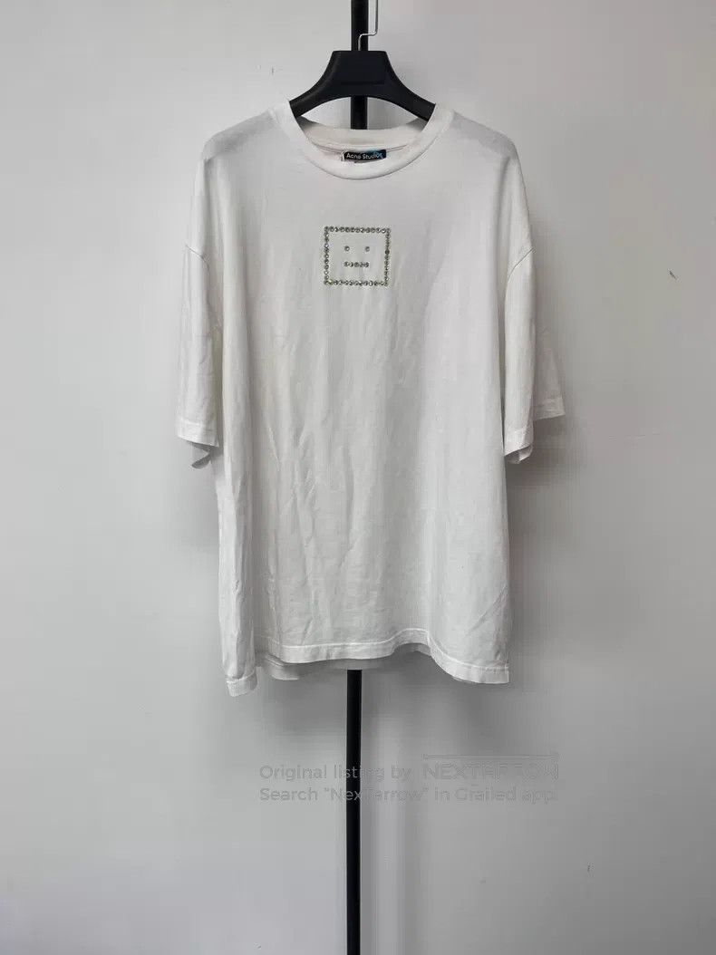 Acne Studios Acne Studios SS22 Face smile print solid color round neck Size US XL / EU 56 / 4 - 1 Thumbnail