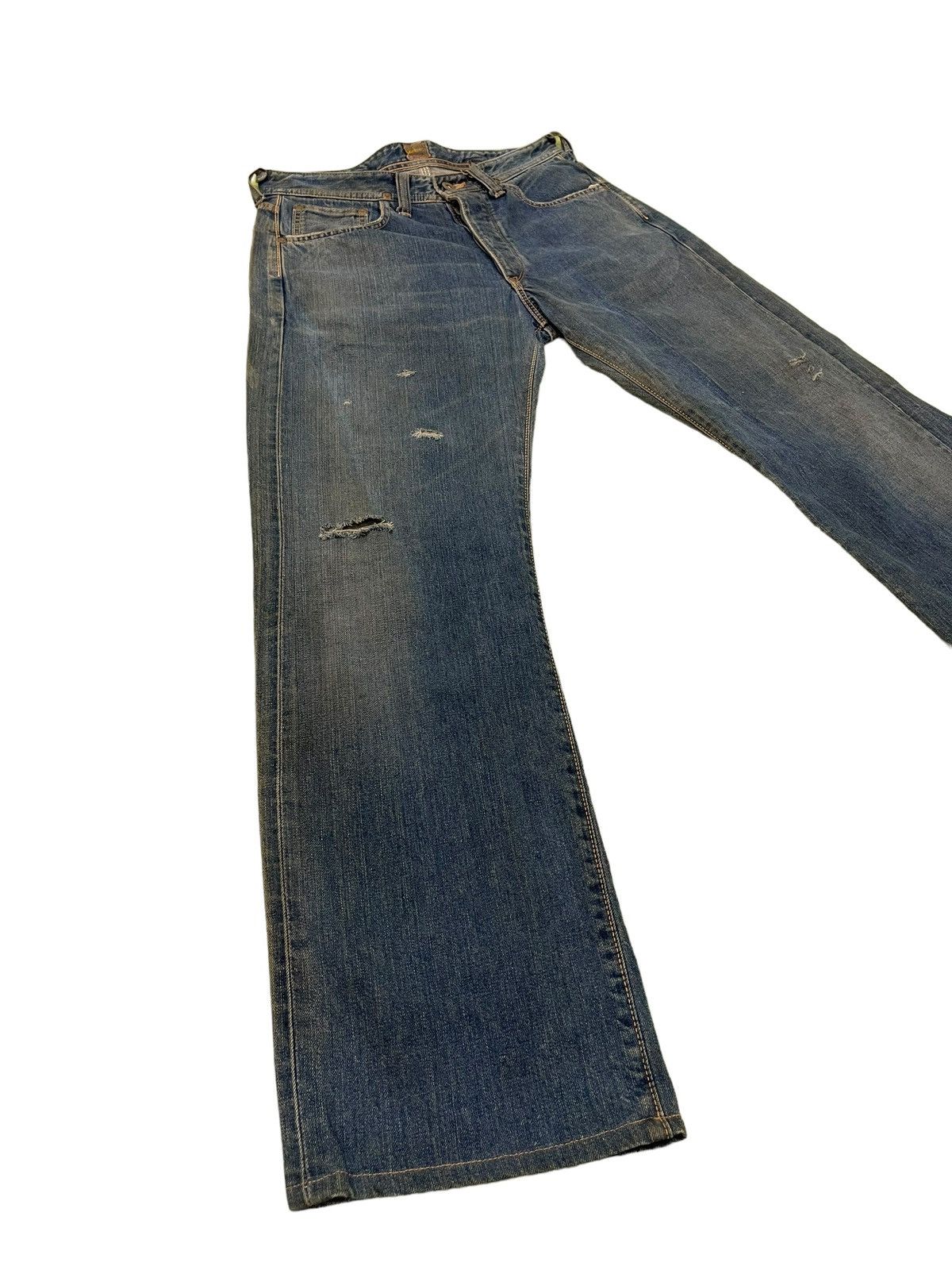 Lee 1930s 1101 Lee Cowboy Vintage Buckle Back Selvedge 8🟦7 Size US 30 / EU 46 - 14 Thumbnail