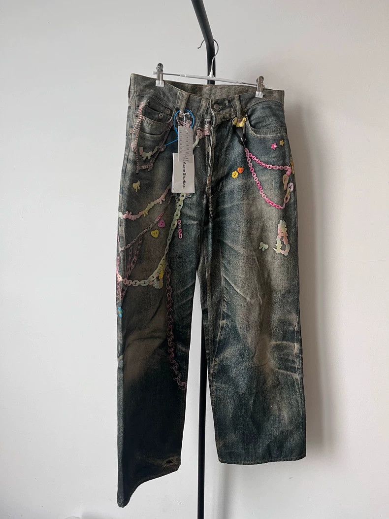 Acne Studios size:48 Candy chain loose jeans
