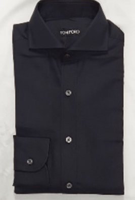 image of Tom Ford O1Loc1C0324 94F1Fe Shirt In Black, Men's (Size Small)