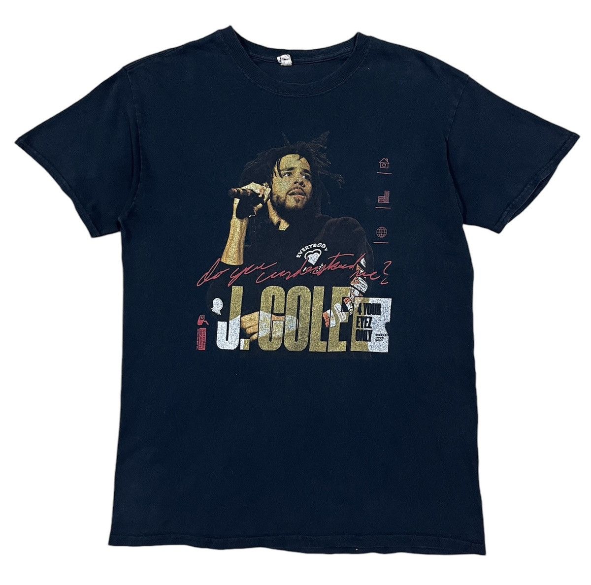 J. Cole × Rap Tees × Vintage J.cole rap tees t shirt Size US M / EU 48-50 / 2 - 1 Thumbnail