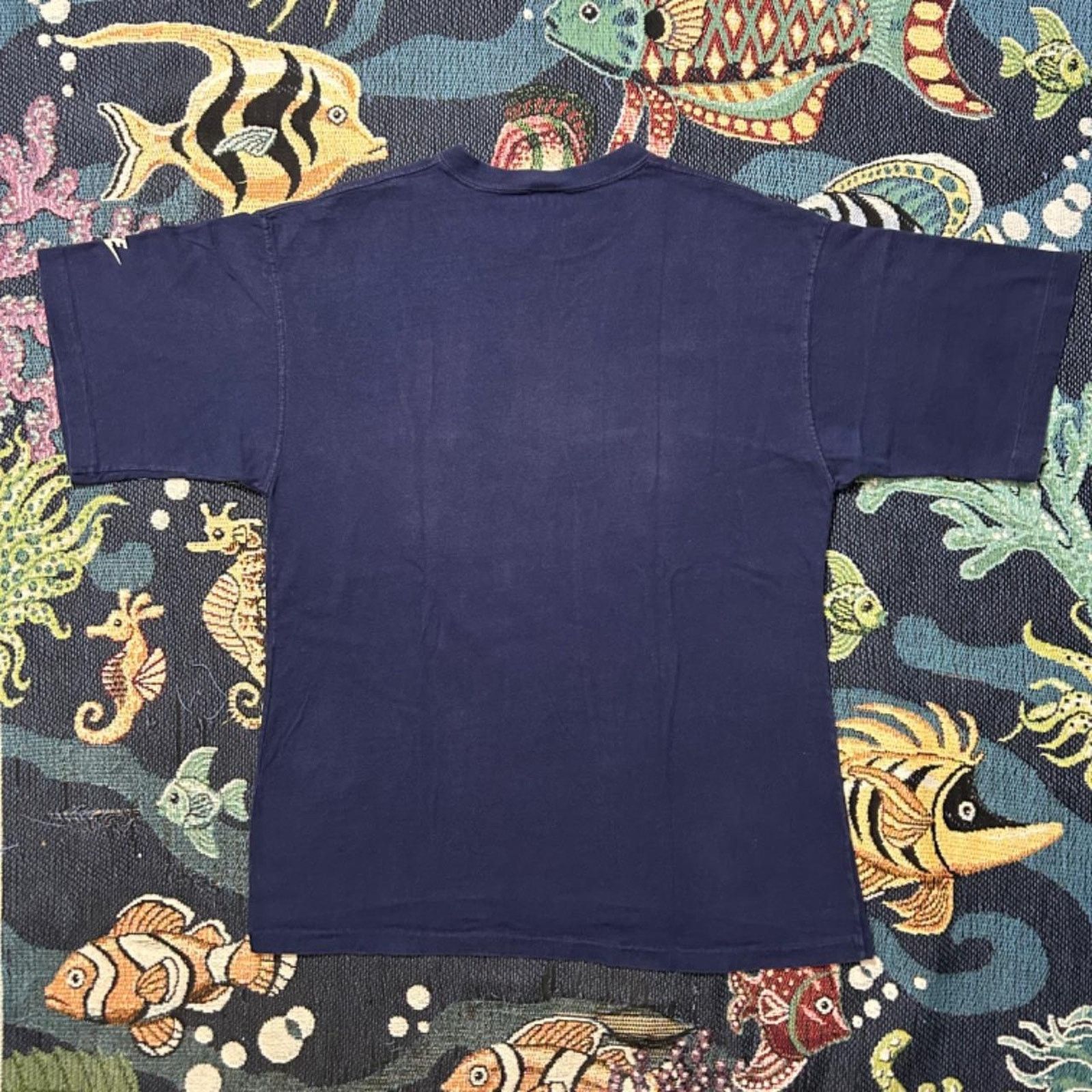 Nike 1980s Nike Scotland Puff Print Swoosh T Shirt Size US M / EU 48-50 / 2 - 5 Thumbnail