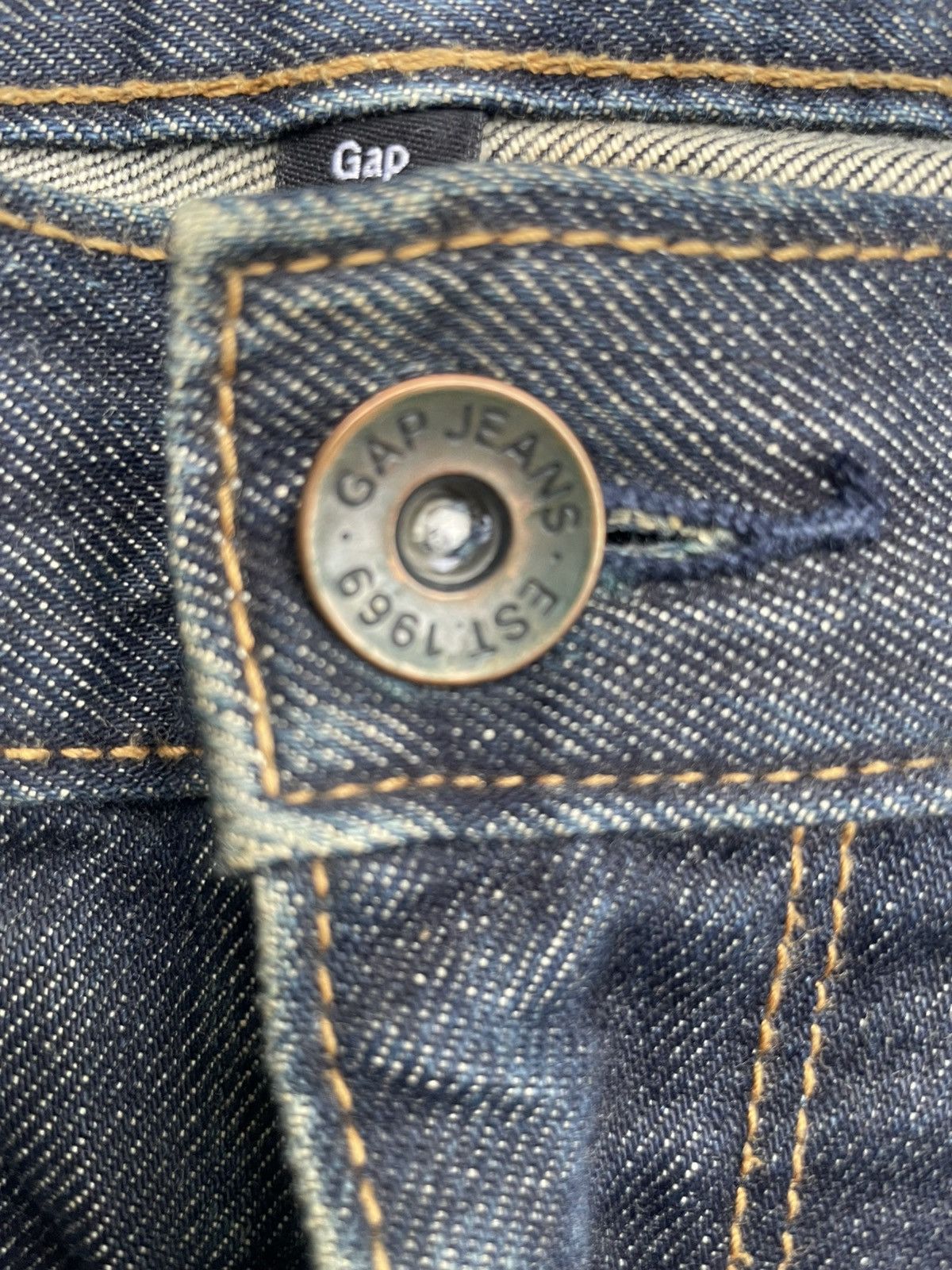 Designer × Gap Gap Selvedge Slim Straight Jeans Size US 35 - 16 Thumbnail