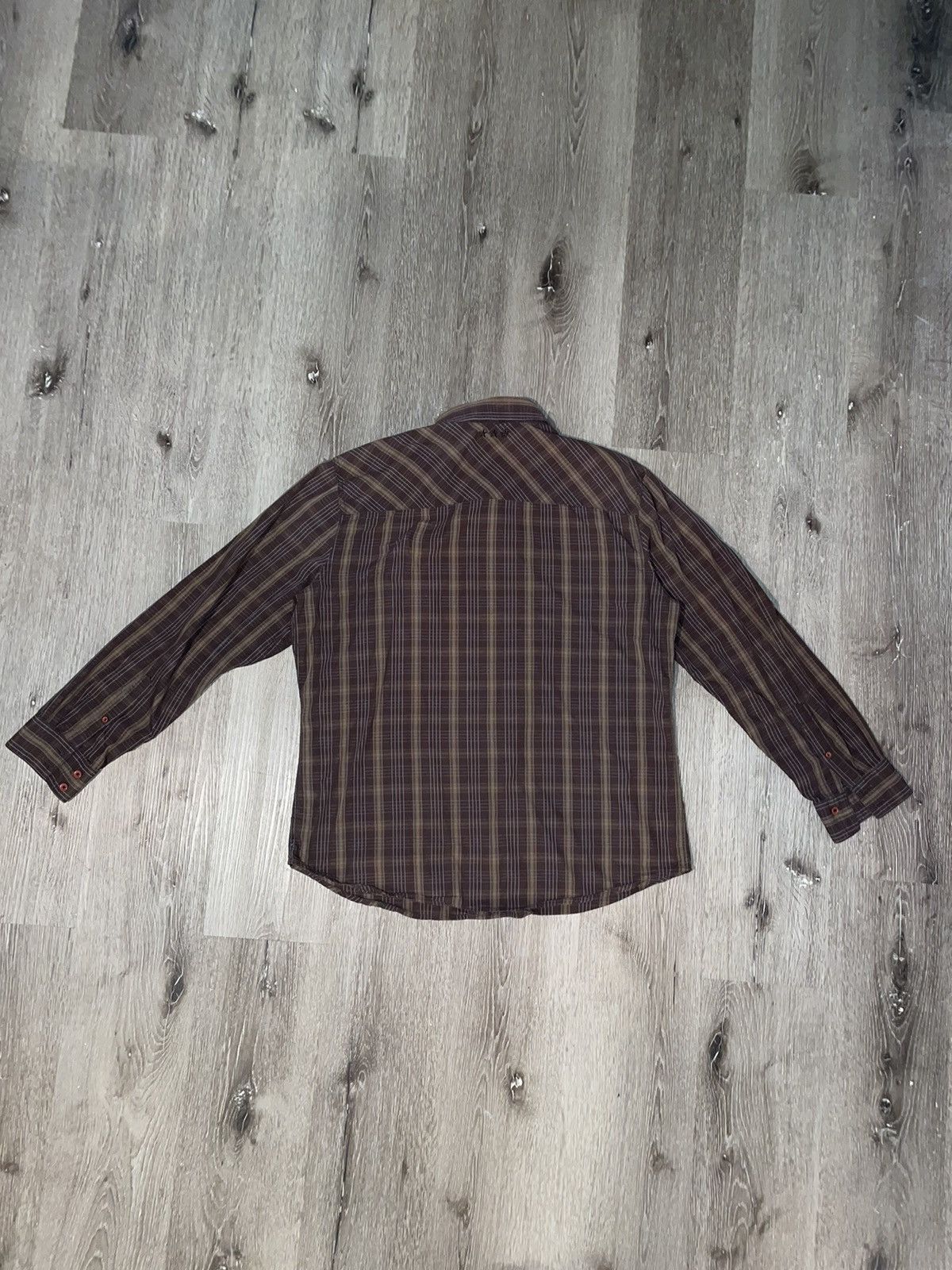 Vintage Vintage Long Sleeve Flannel Shirt Size US L / EU 52-54 / 3 - 2 Thumbnail