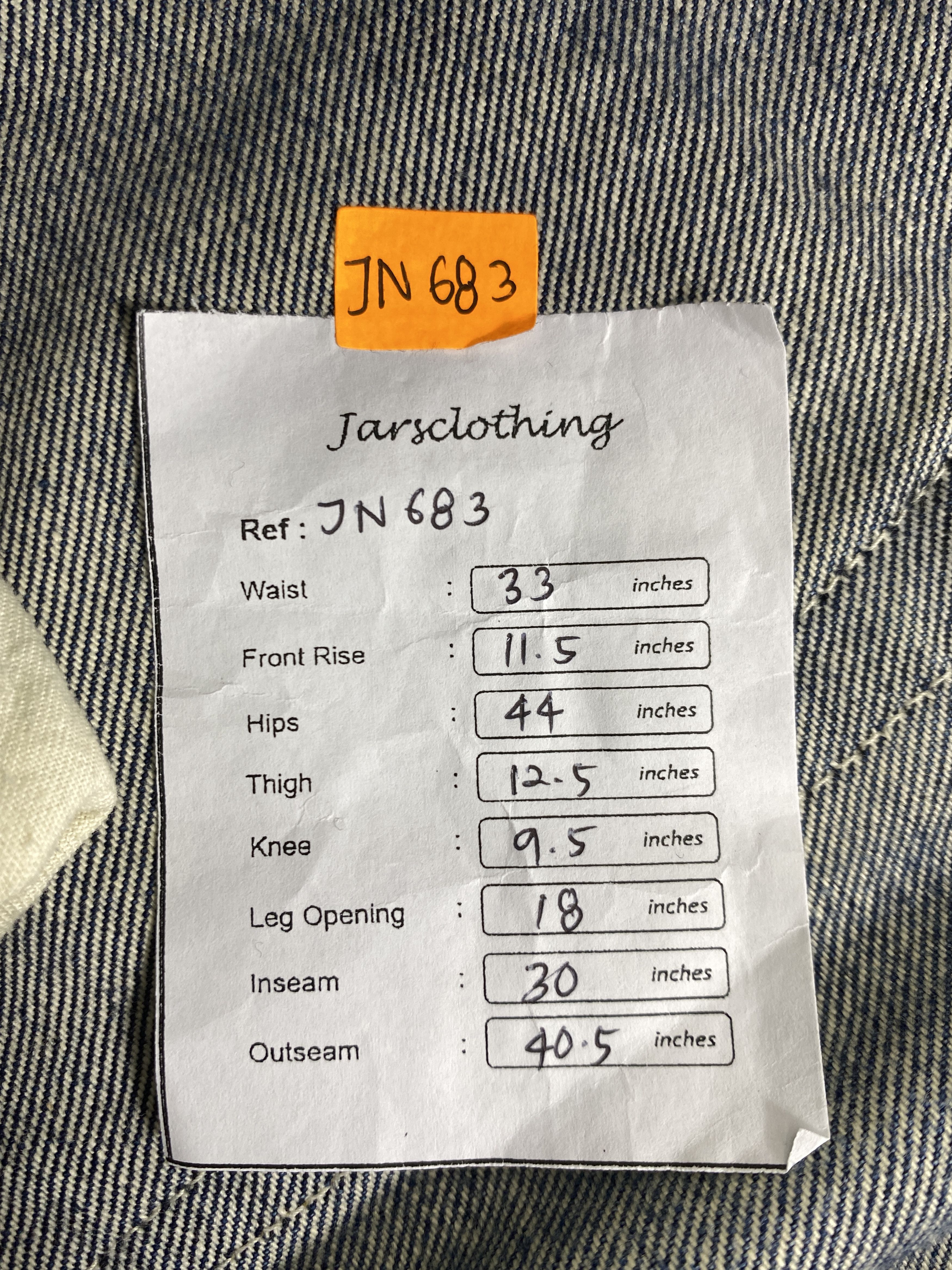 Levi's Dark Blue Distressed Vintage Levi's 506 Denim -JN683 Size US 33 - 8 Thumbnail